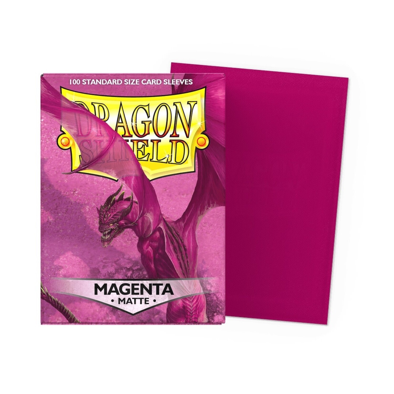 Dragon Shield Standard Size Matte Sleeves - Magenta (100ct)