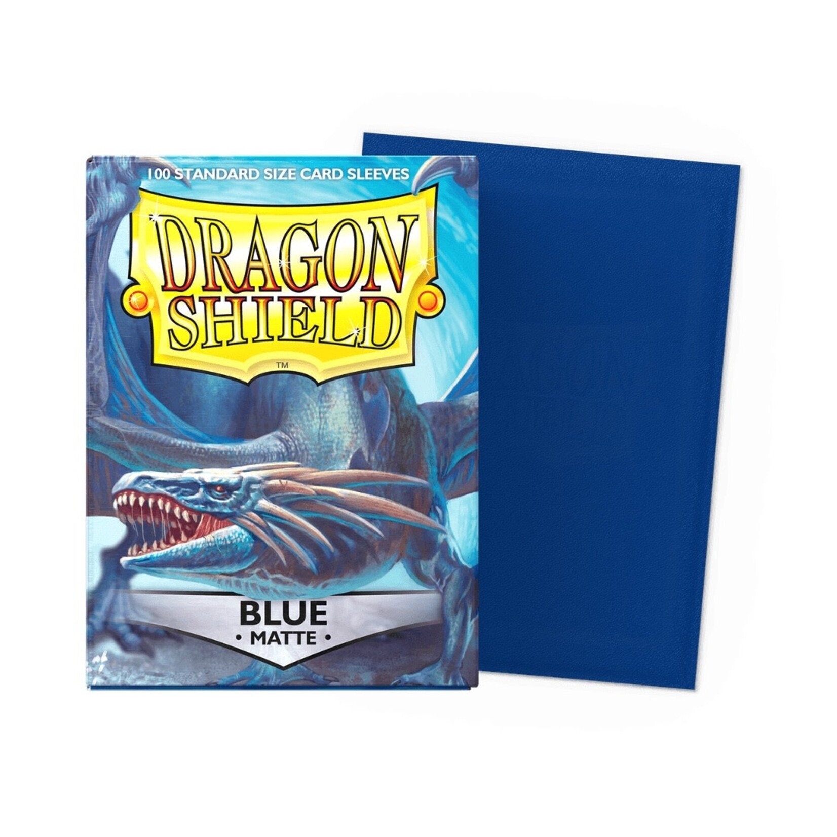 Dragon Shield Standard Size Matte Sleeves - Blue (100ct)