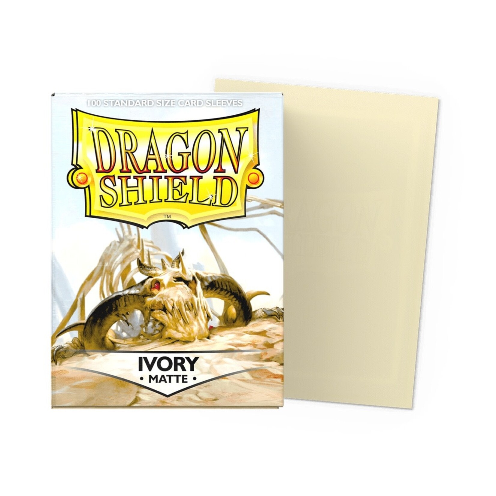 Dragon Shield Standard Size Matte Sleeves - Ivory (100ct)