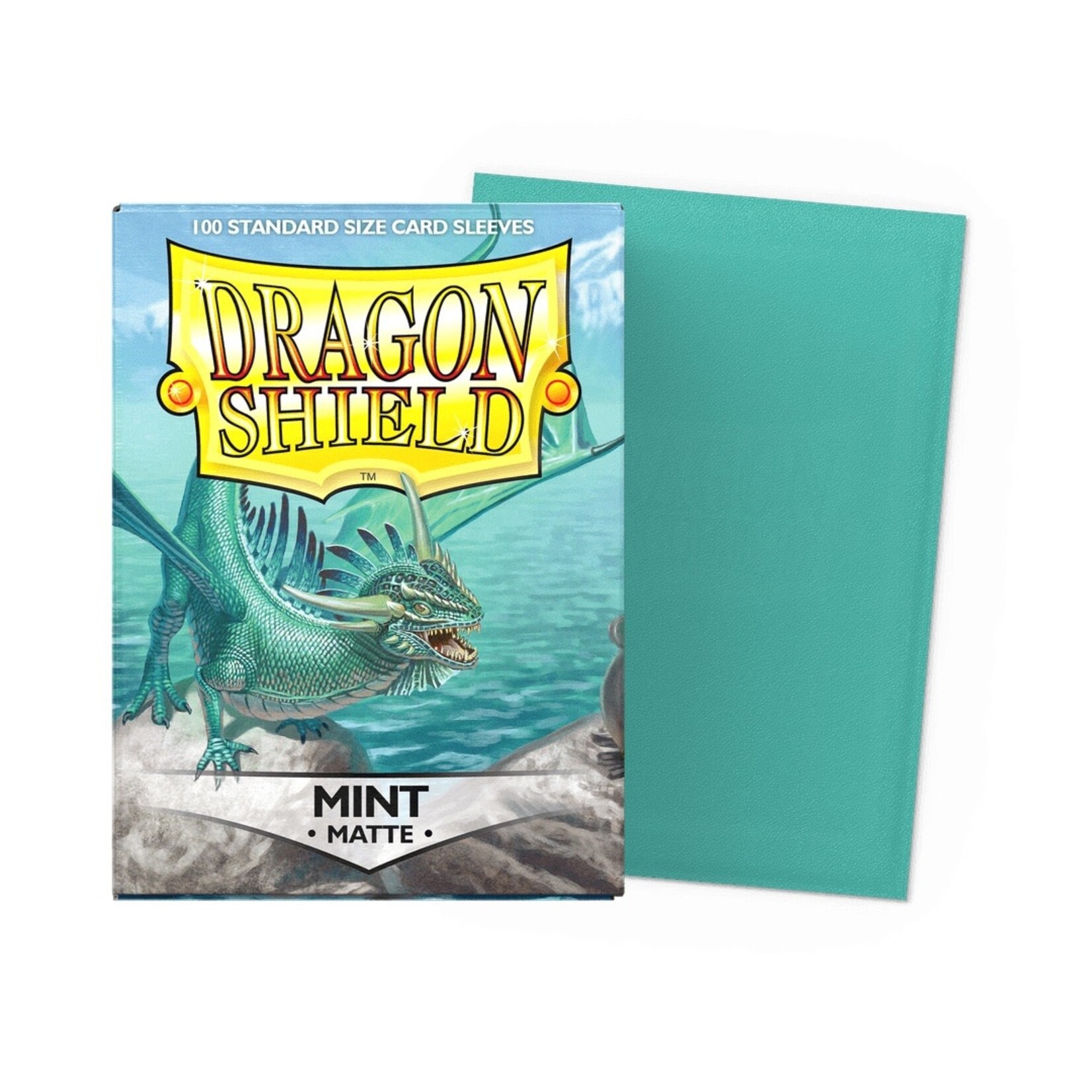 Dragon Shield Standard Size Matte Sleeves - Mint (100ct)