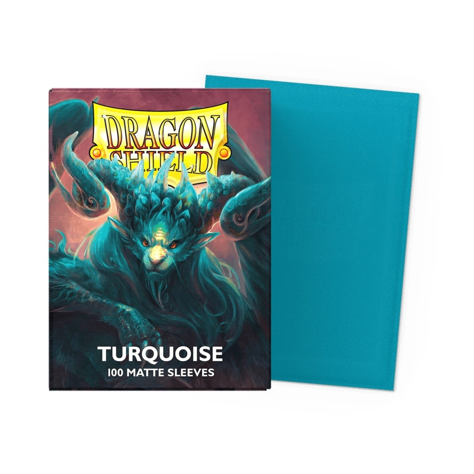 Dragon Shield Standard Size Matte Sleeves - Turquoise (100ct)
