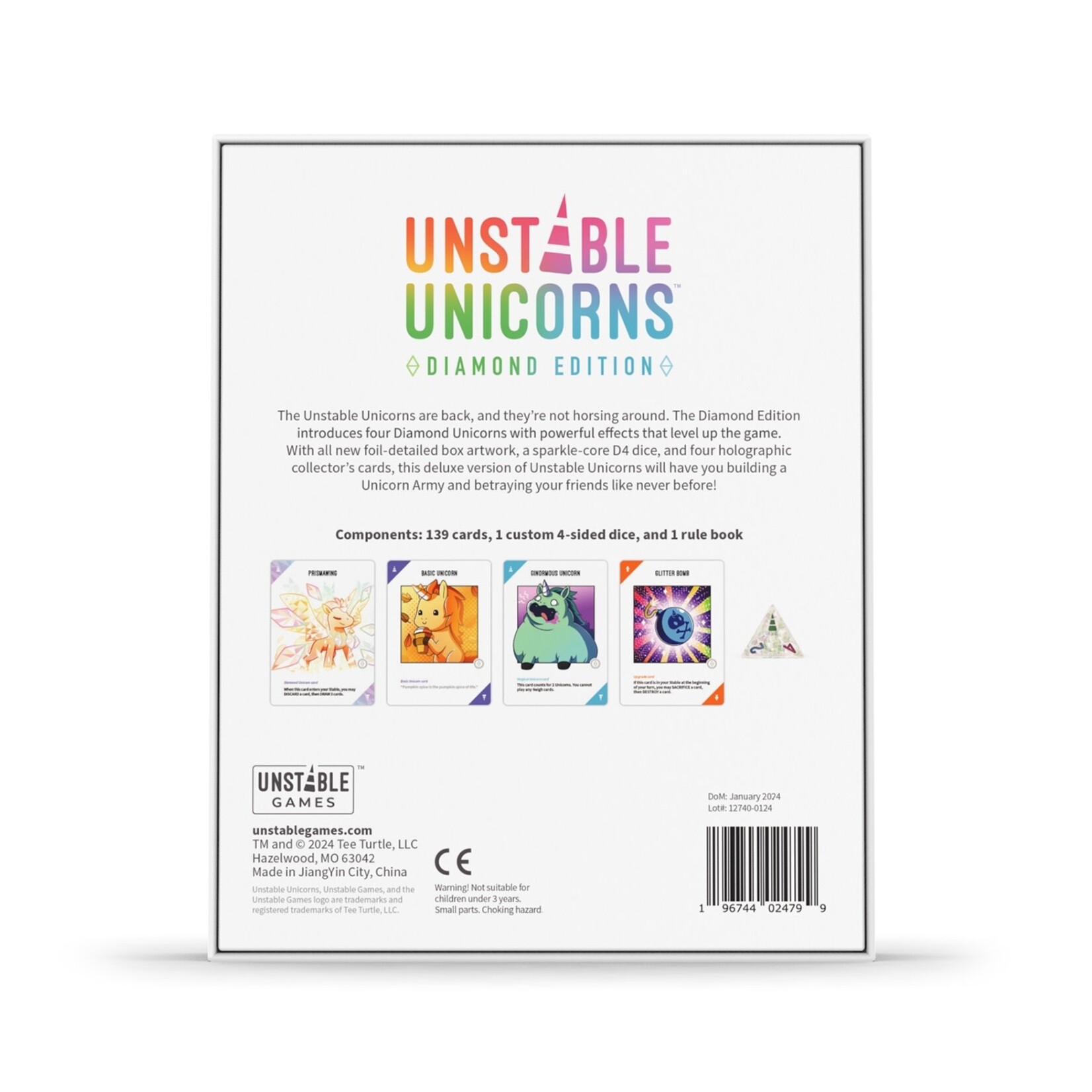 Tee Turtle Unstable Unicorns: Diamond Edition