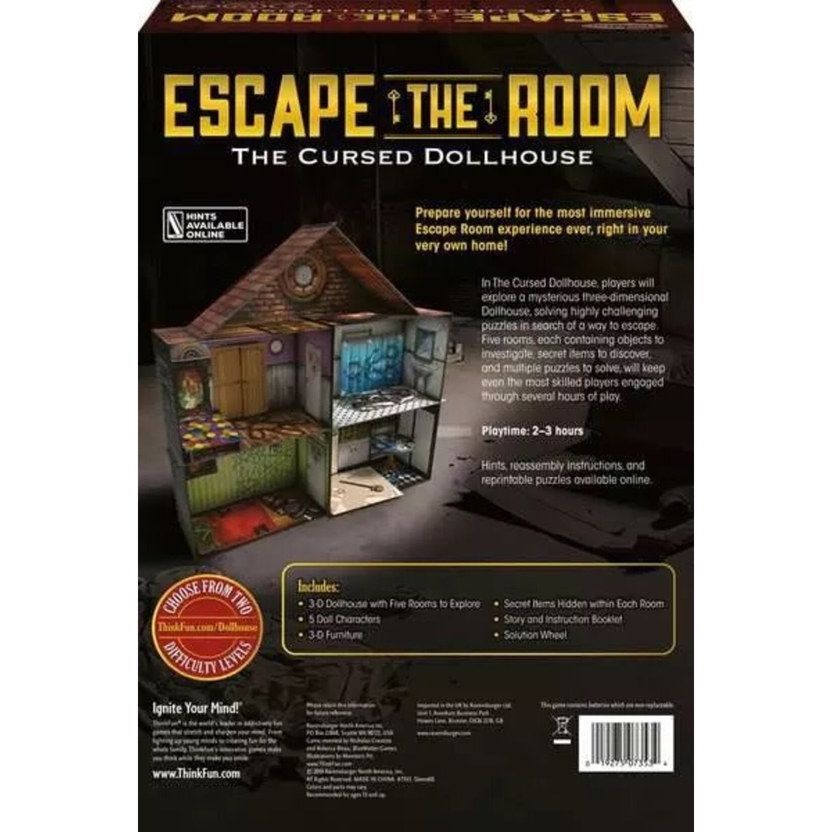 ThinkFun Escape The Room: Cursed Dollhouse