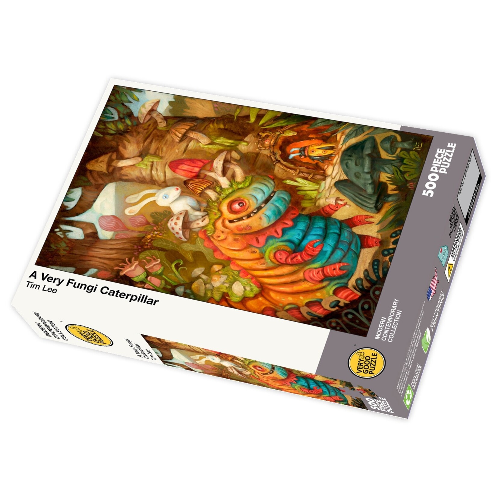 Very Good Puzzle Very Fungi Caterpillar, A 500 Piece Jigsaw Puzzle
