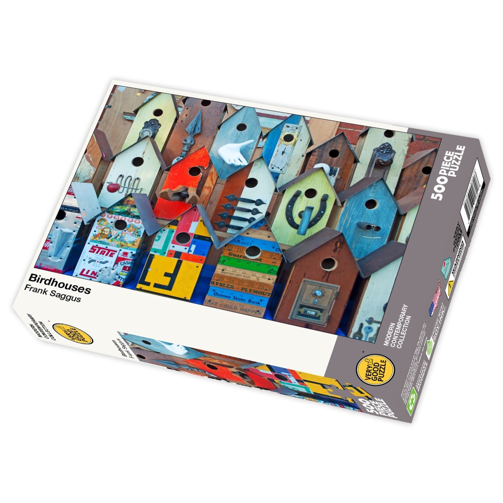 Very Good Puzzle Birdhouses 500 Piece Jigsaw Puzzle
