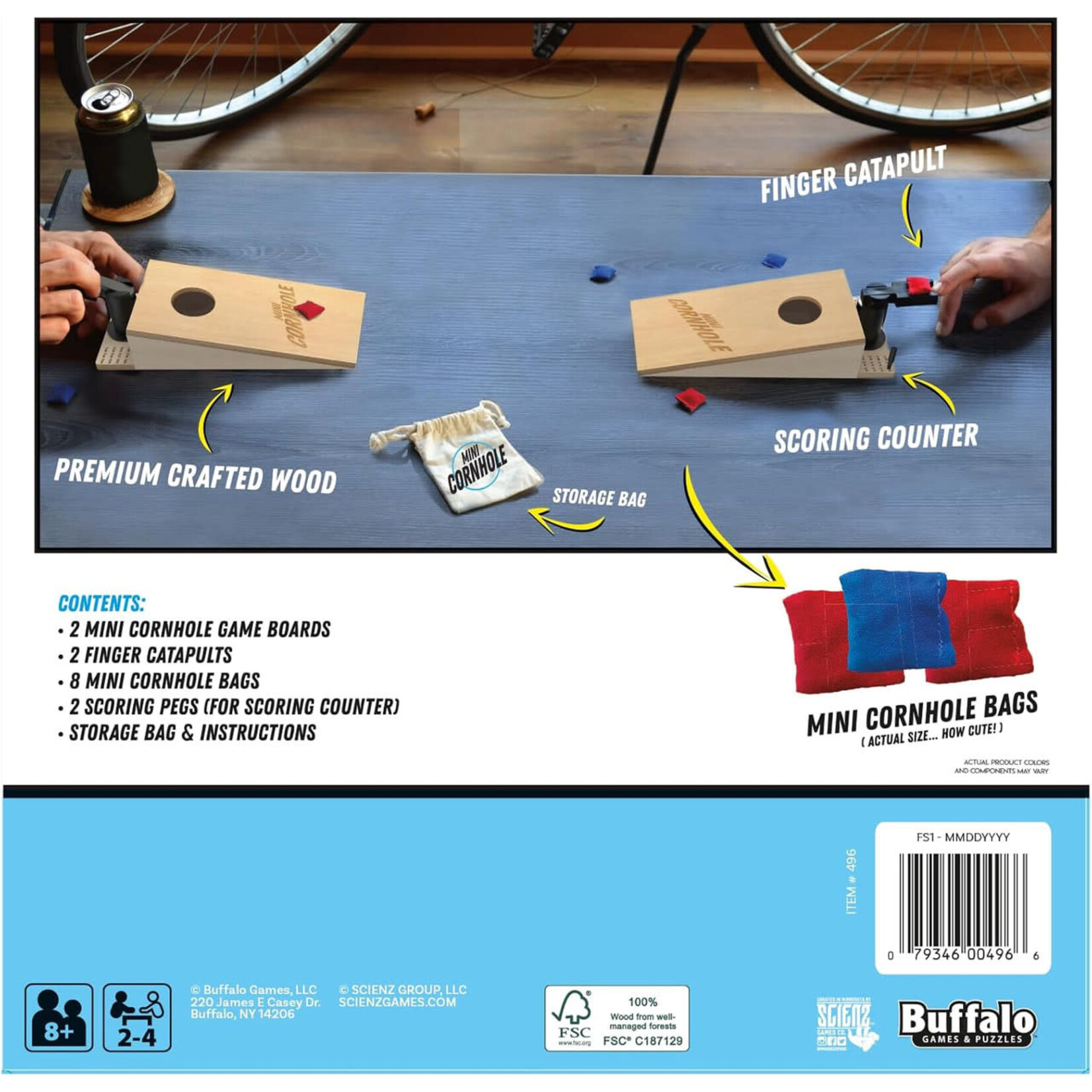 Buffalo Games Tabletop Mini Cornhole