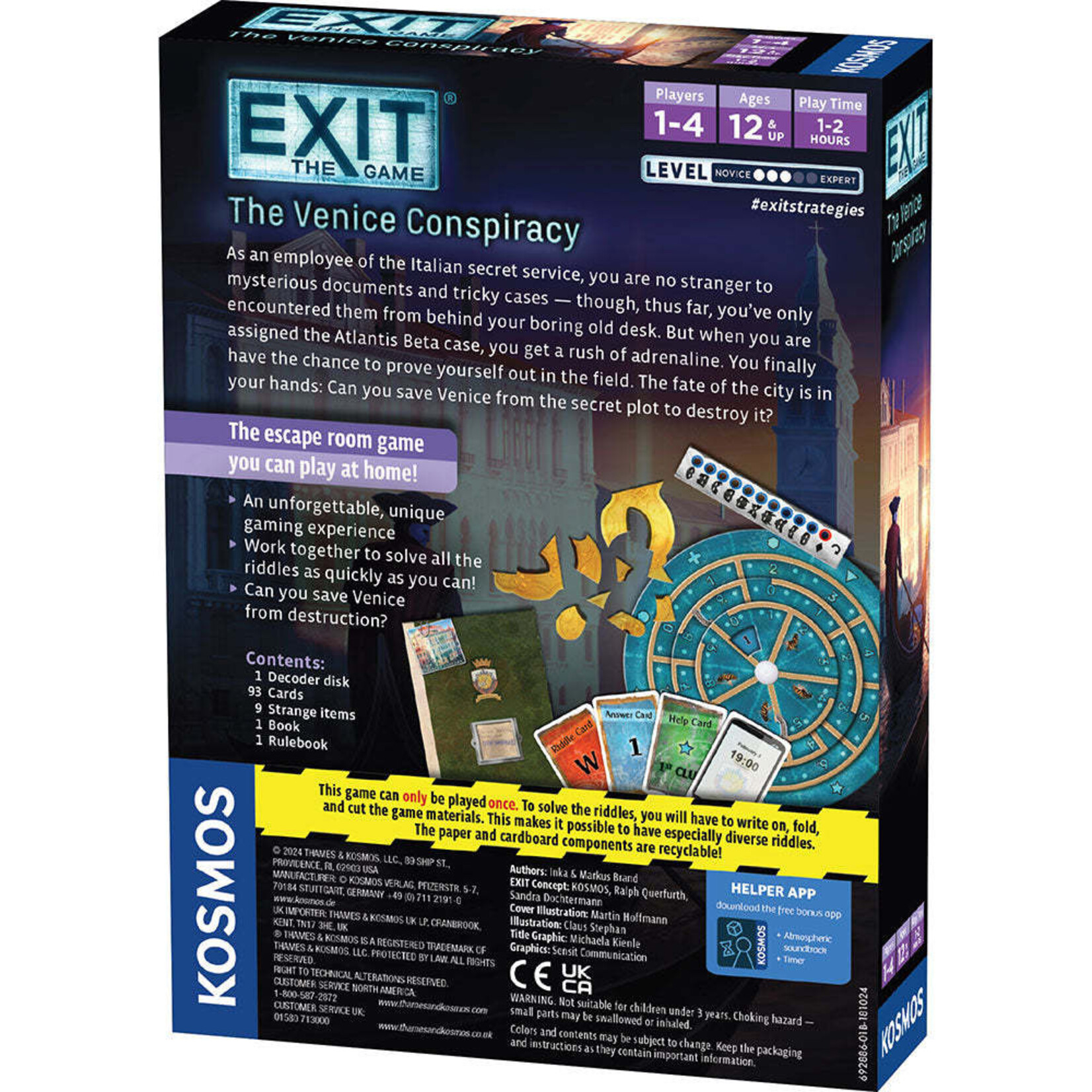 Thames & Kosmos Exit: The Venice Conspiracy