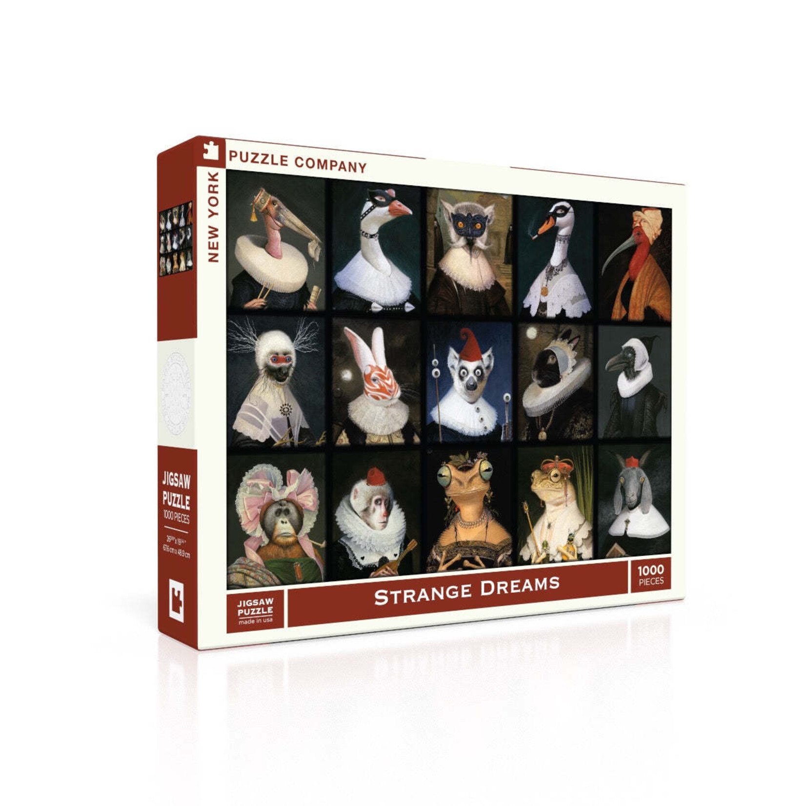 New York Puzzle Co Bill Mayer Studio - Strange Dreams 1000 Piece Jigsaw Puzzle