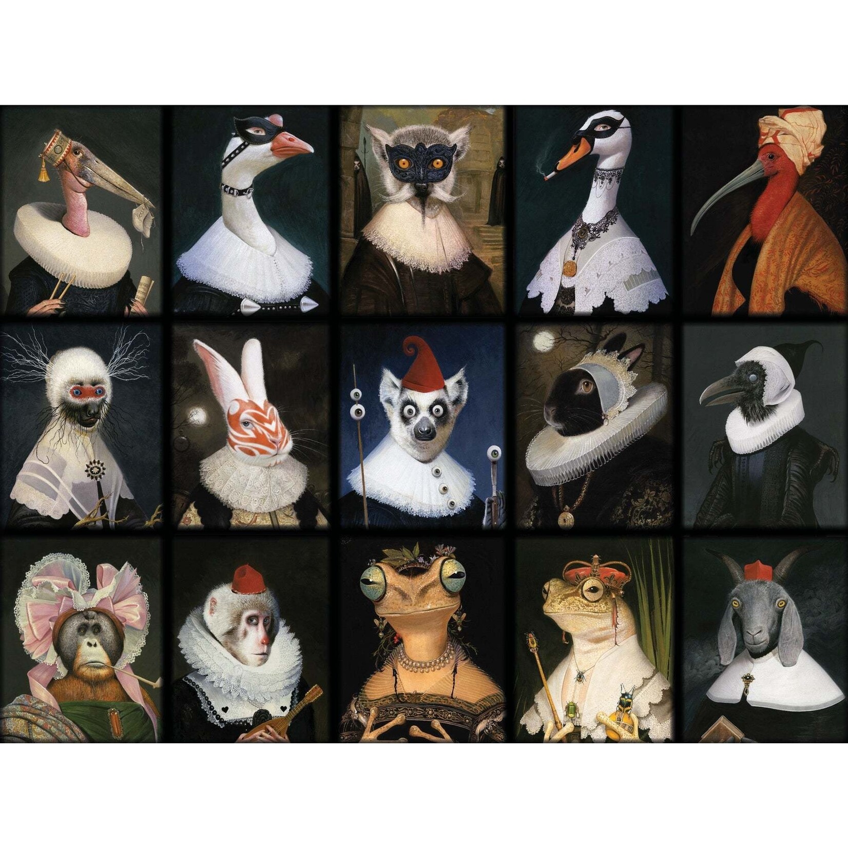 New York Puzzle Co Bill Mayer Studio - Strange Dreams 1000 Piece Jigsaw Puzzle