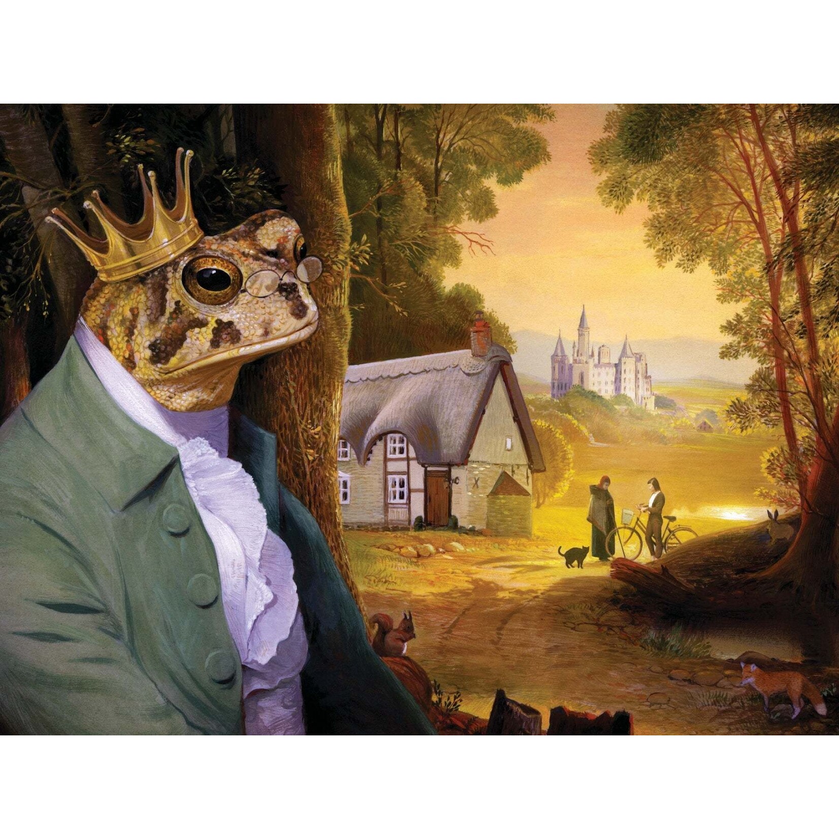 New York Puzzle Co Bill Mayer Studio - Frog Prince 1000 Piece Jigsaw Puzzle