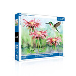 New York Puzzle Co Cornell Lab of Ornithology, The - Ruby-throated Hummingbird 1000 Piece Puzzle