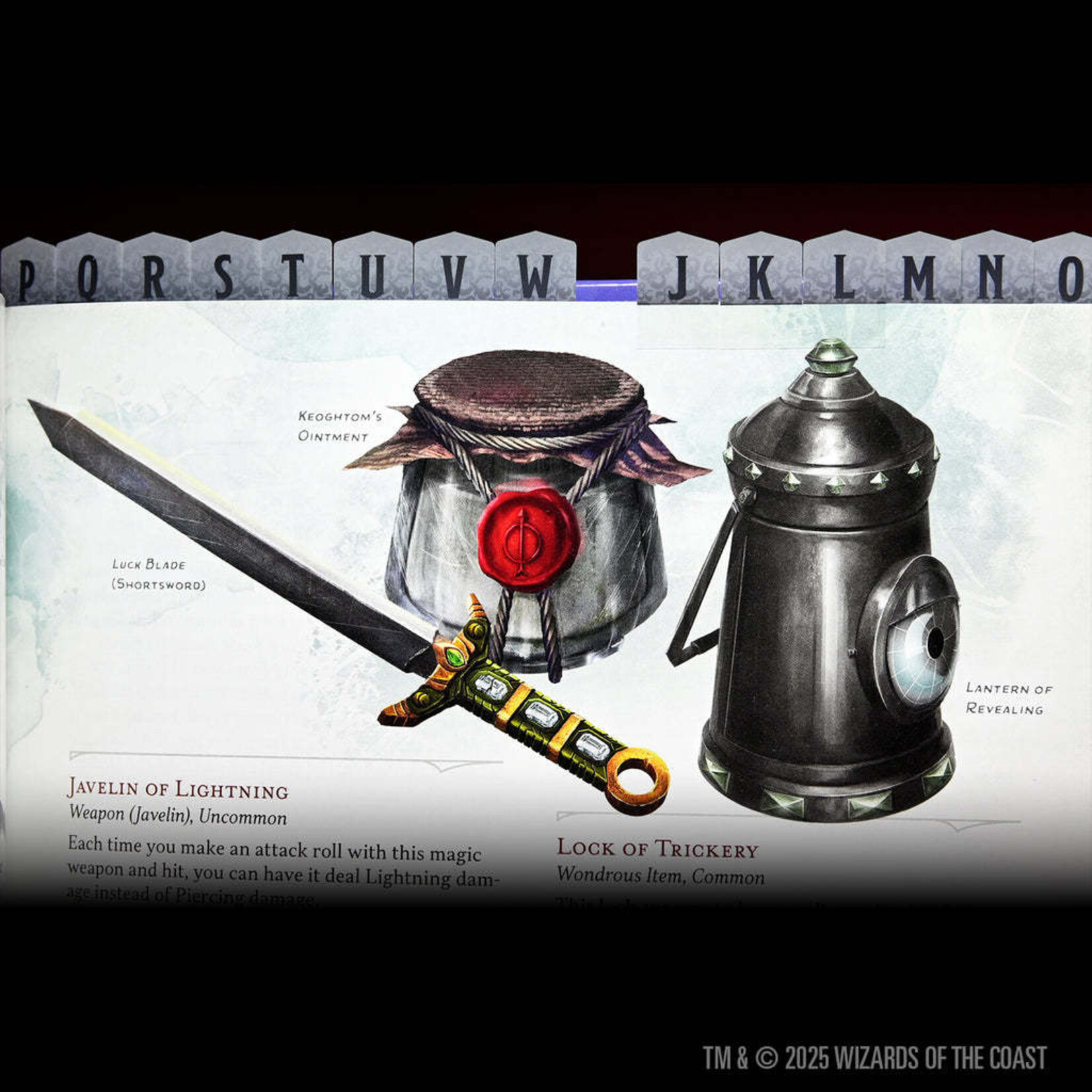 WizKids 2024 Dungeon Master's Guide - Book Tabs