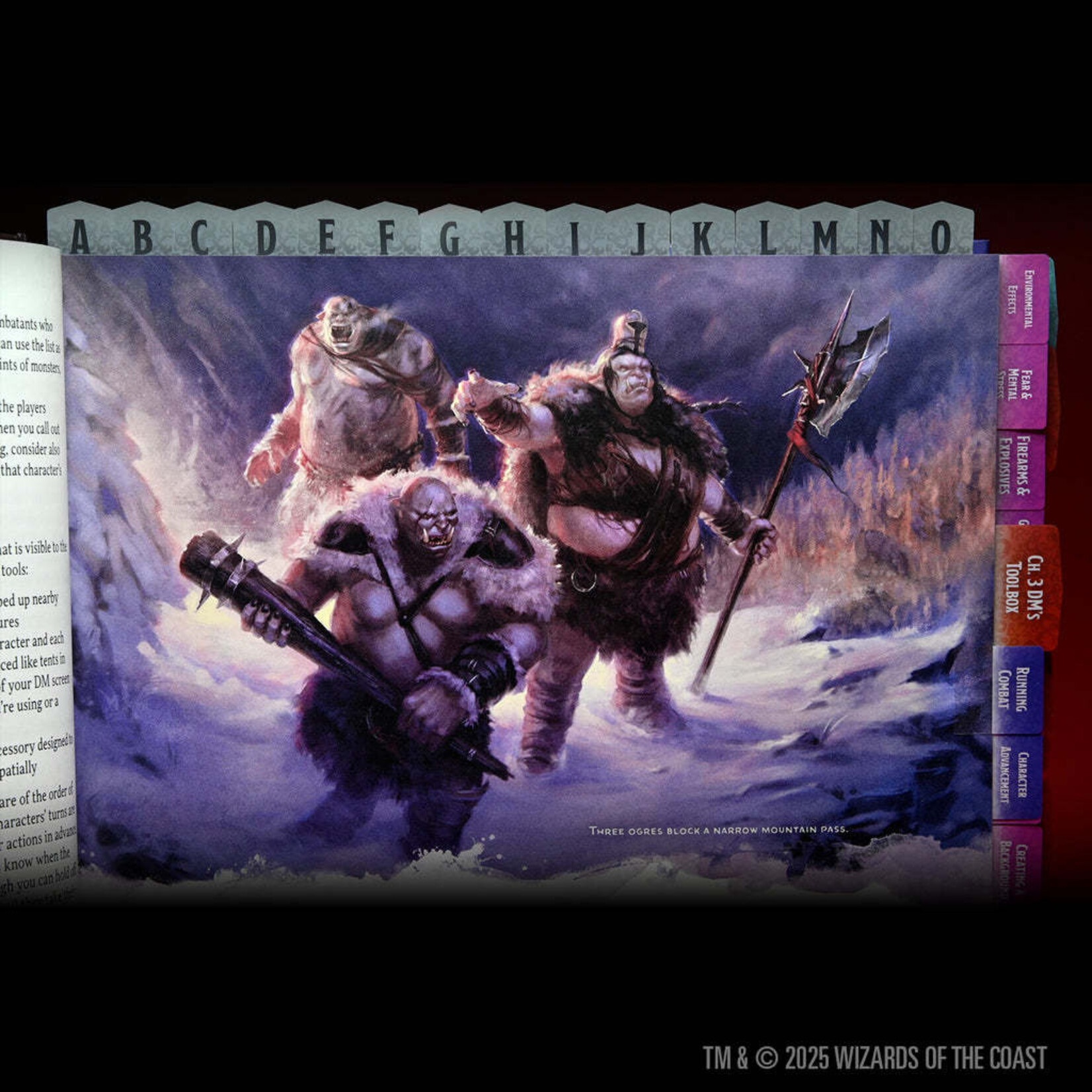 WizKids 2024 Dungeon Master's Guide - Book Tabs