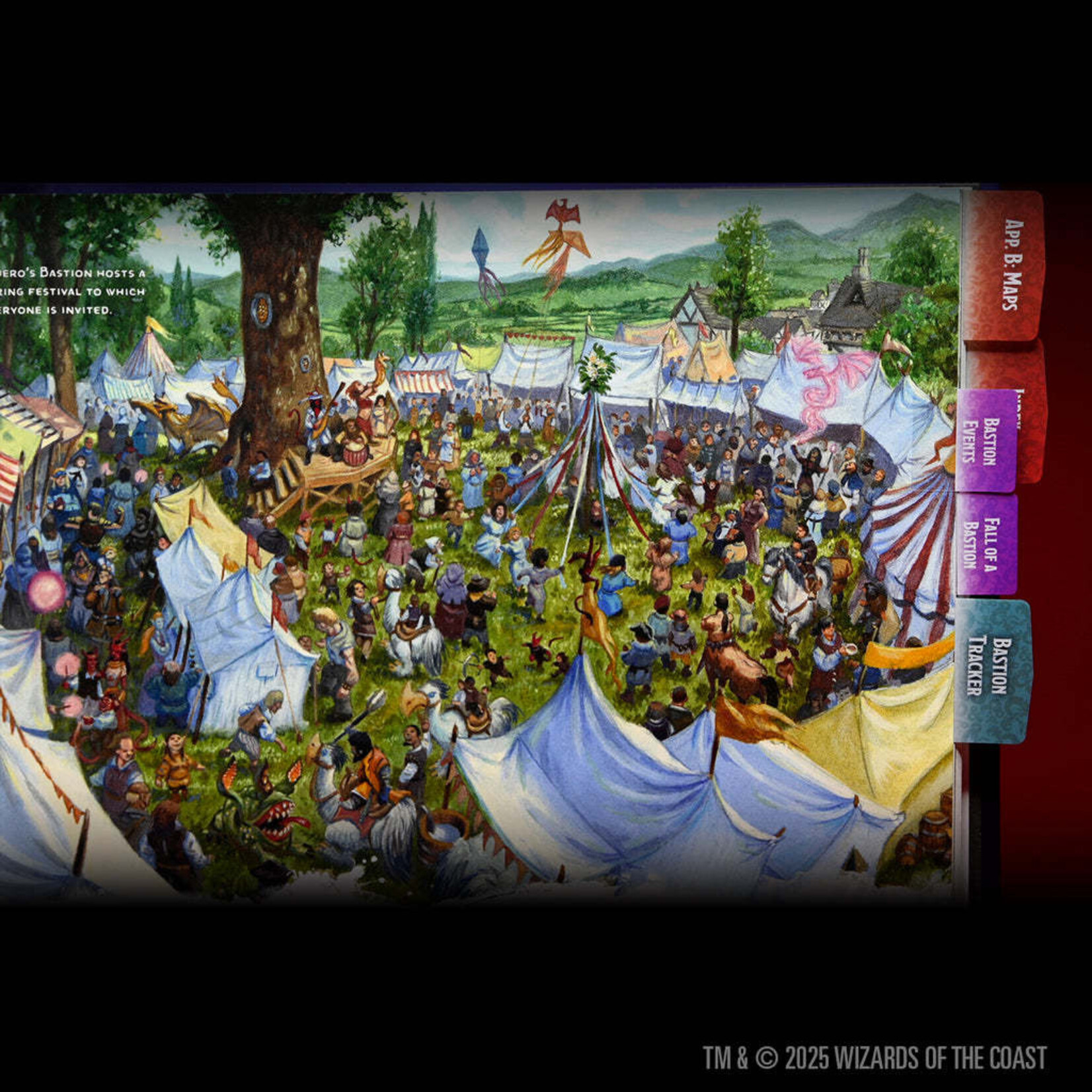 WizKids 2024 Dungeon Master's Guide - Book Tabs