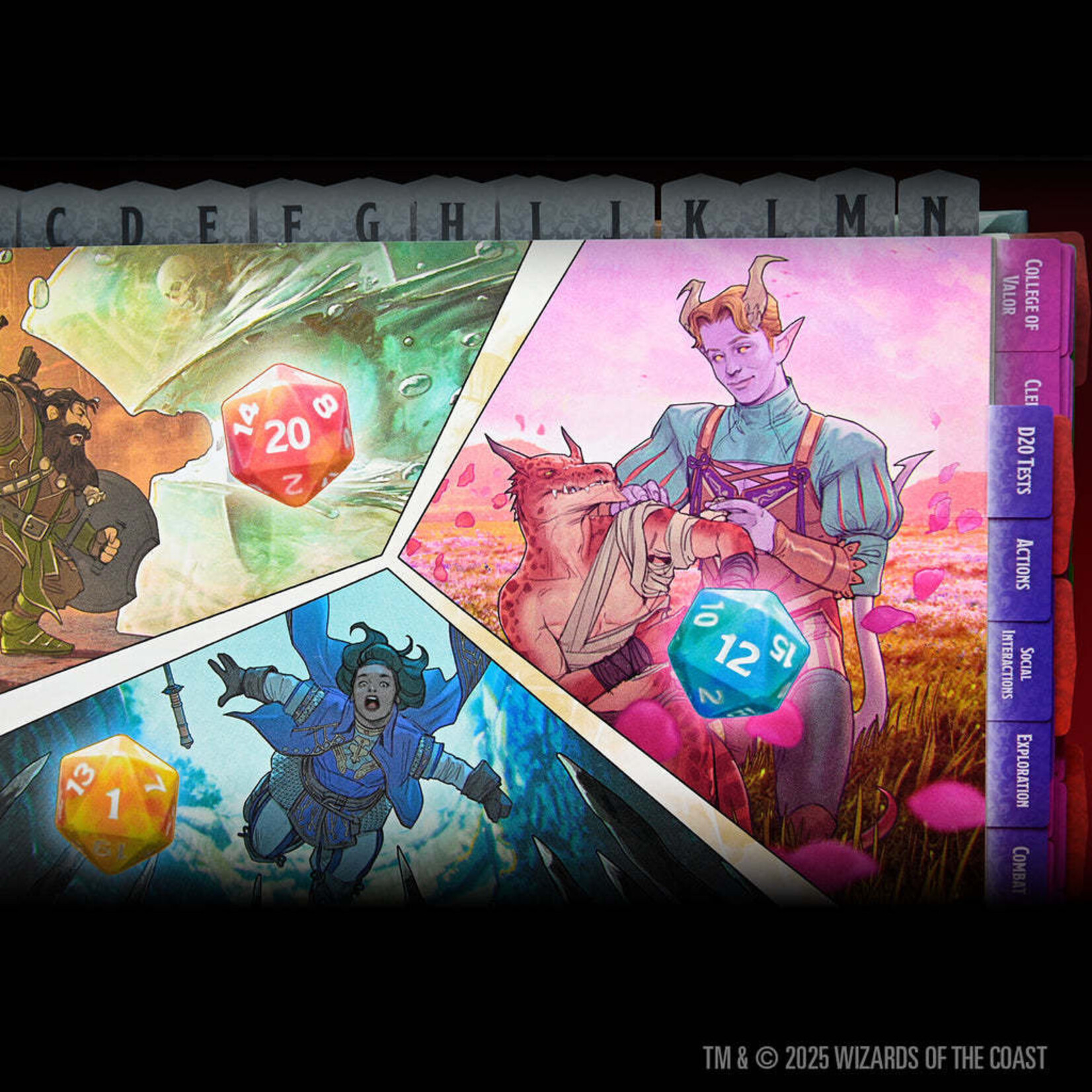 WizKids 2024 Player's Handbook - Book Tabs