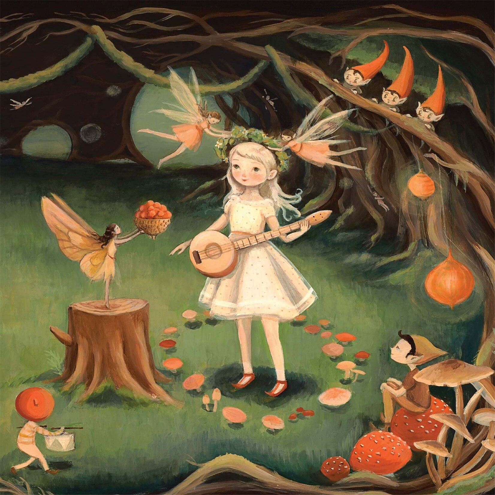 New York Puzzle Co Dream World - Enchanted Glen 500 Piece Puzzle