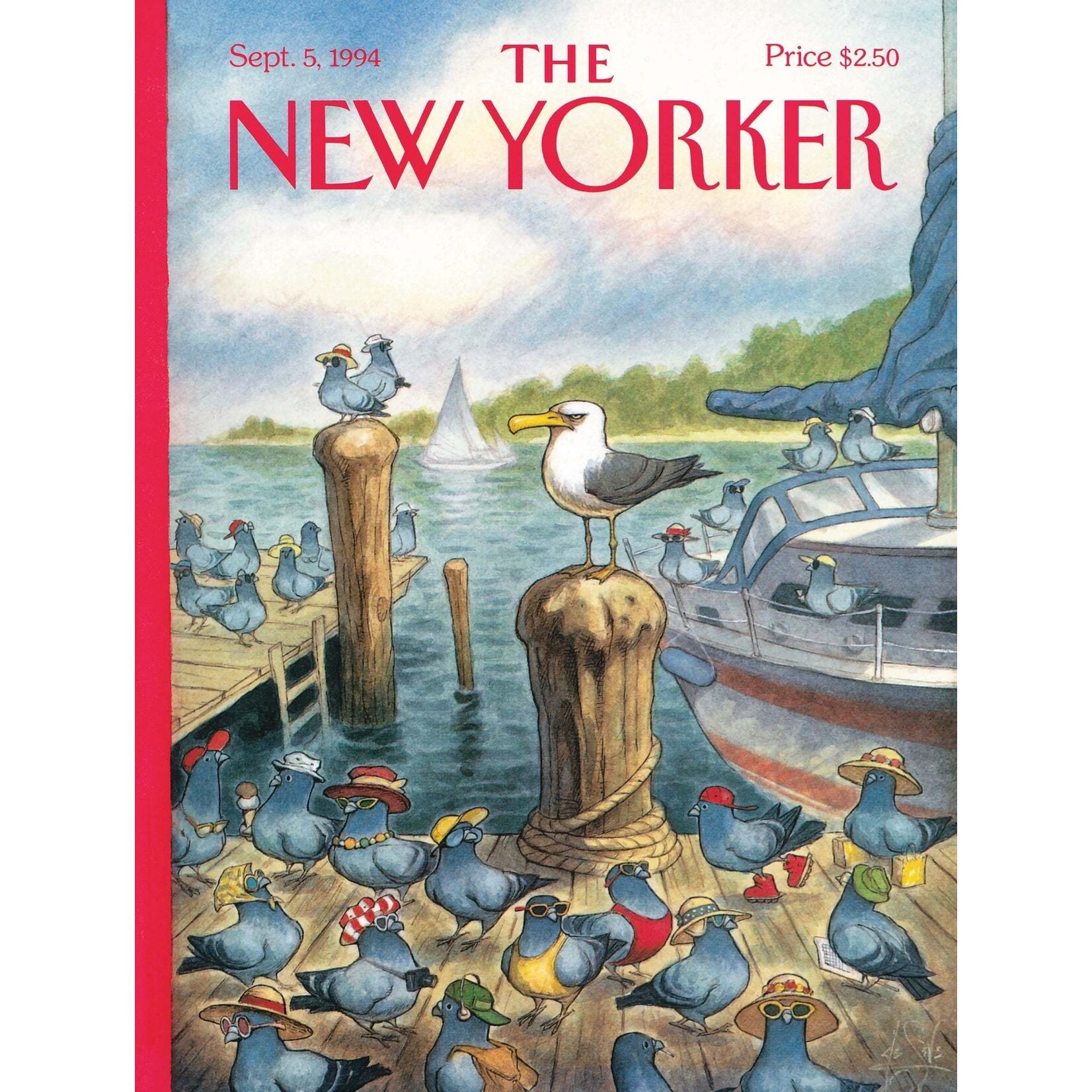 New York Puzzle Co New Yorker, The - Tourist Season 1000 Piece Puzzle