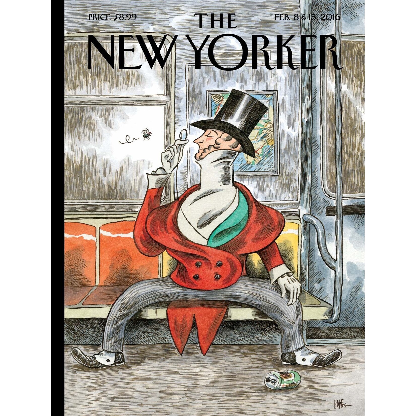 New York Puzzle Co New Yorker, The - Eustace Spreads Out 1000 Piece Puzzle