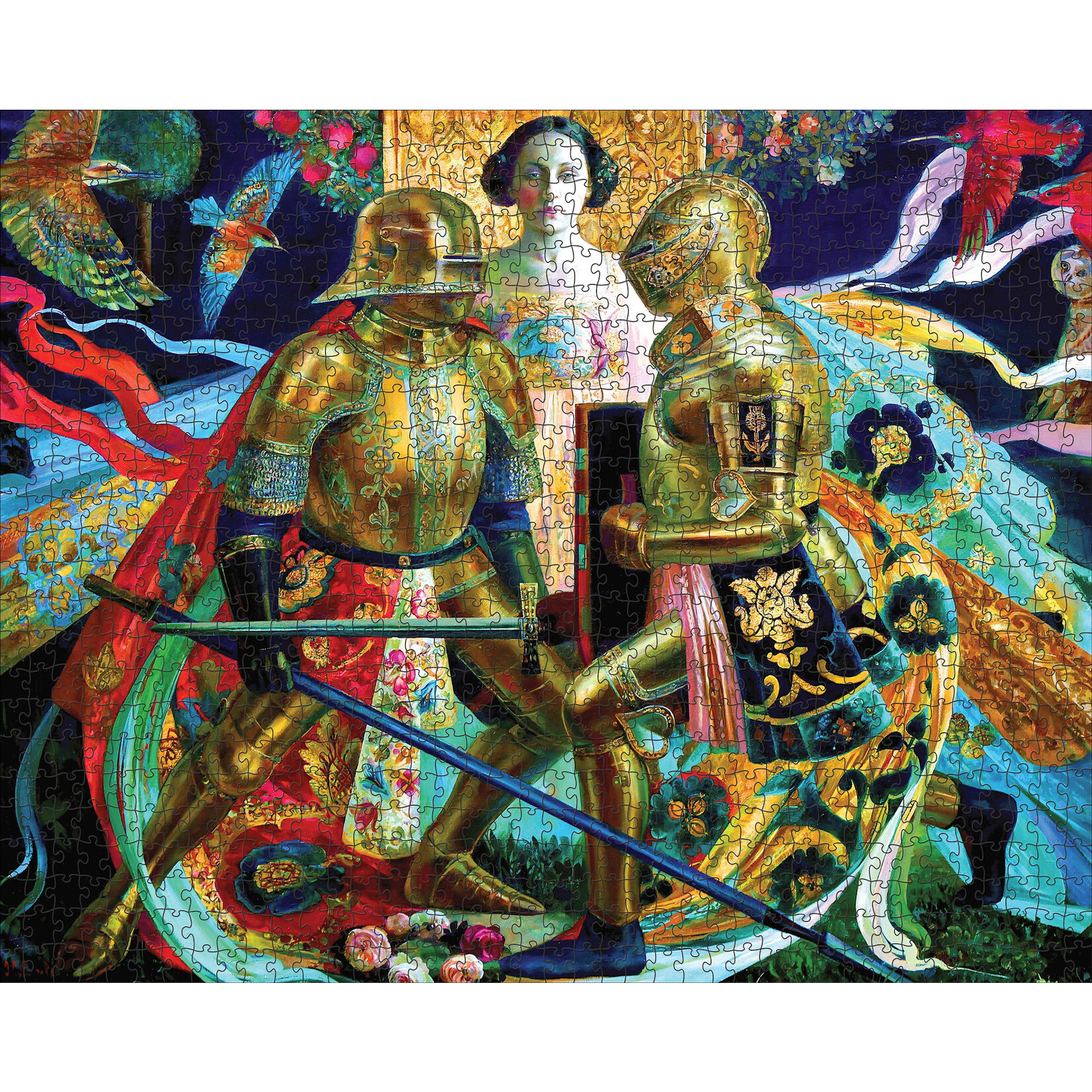 Pomegranate Olga Suvorova: The Duel 1000-Piece Jigsaw Puzzle