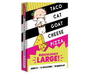 Taco Cat Goat Cheese Pizza: Ridiculously Large Edition