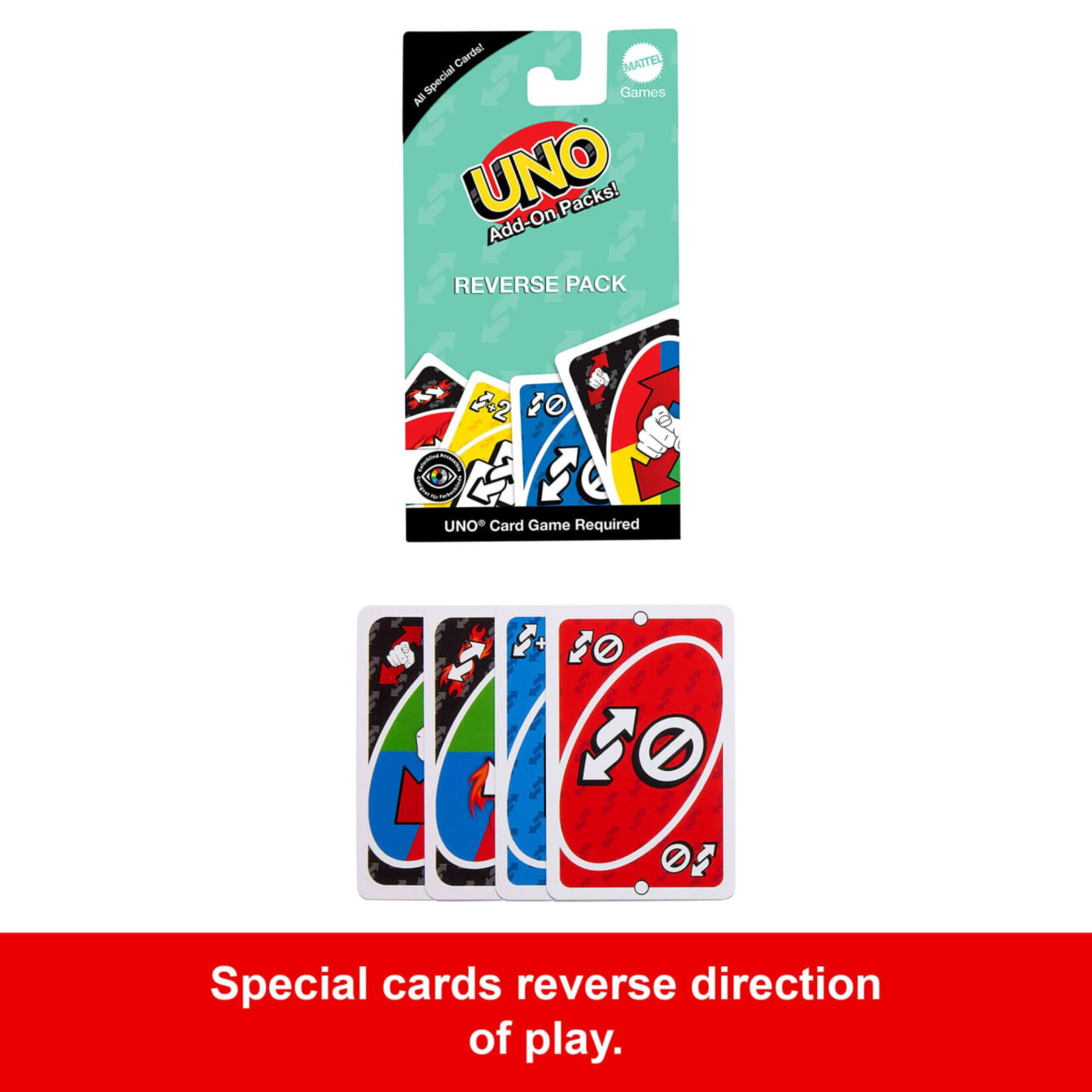 Mattel UNO Add-On Packs!: Reverse Pack
