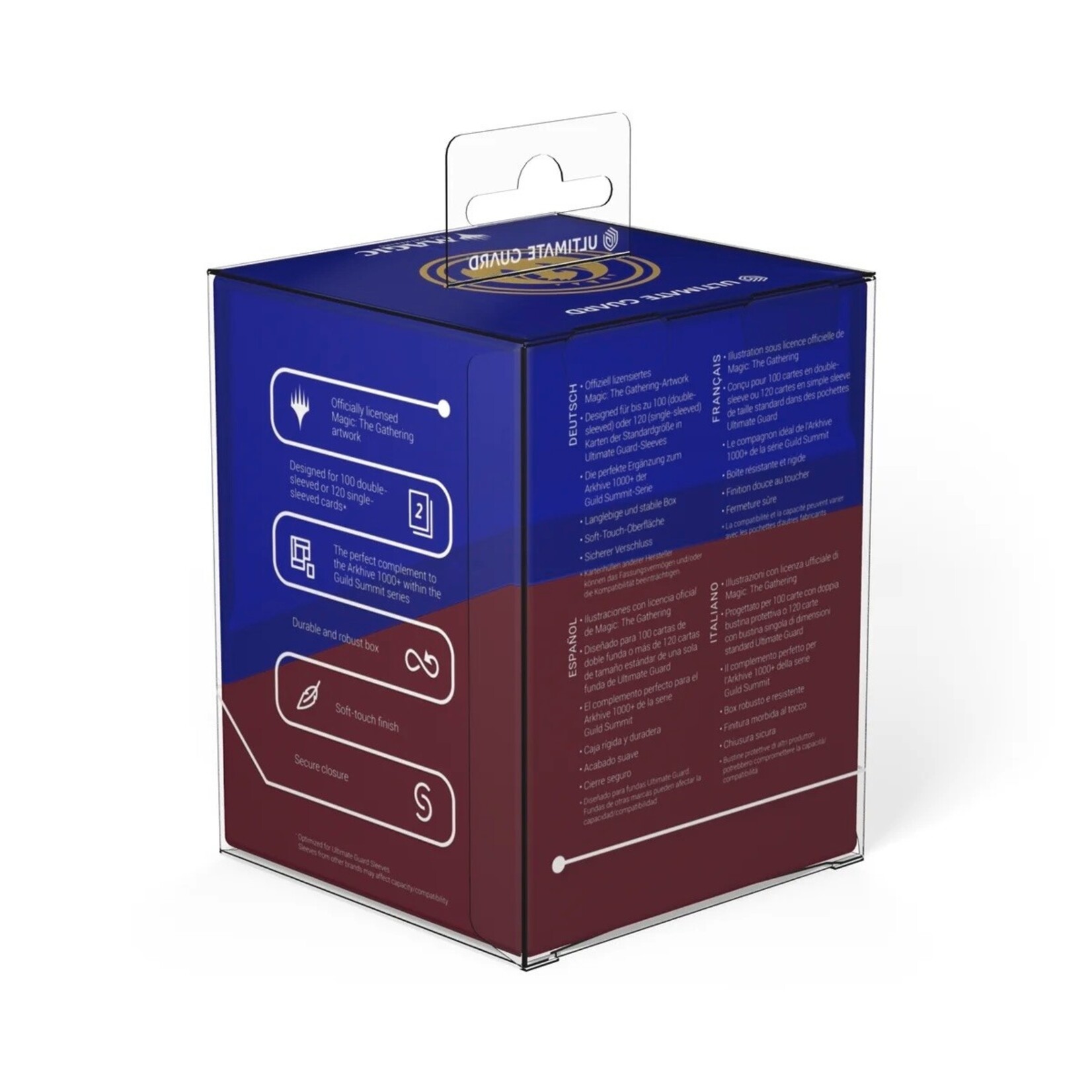 Ultimate Guard Boulder 100+ Deck Case: Guild Summit - Izzet