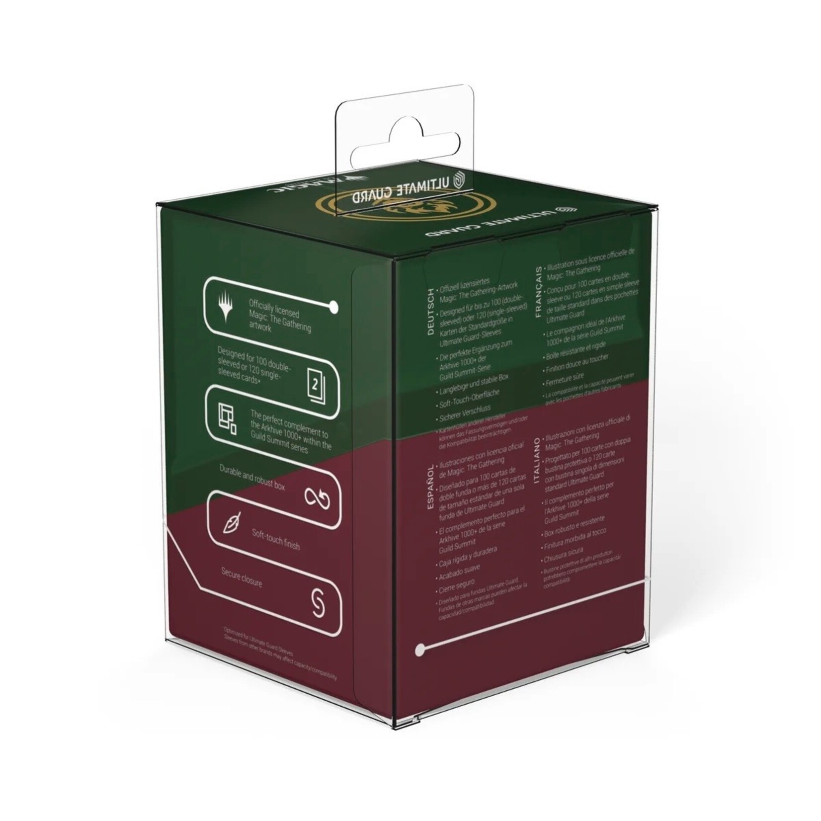 Ultimate Guard Boulder 100+ Deck Case: Guild Summit - Gruul