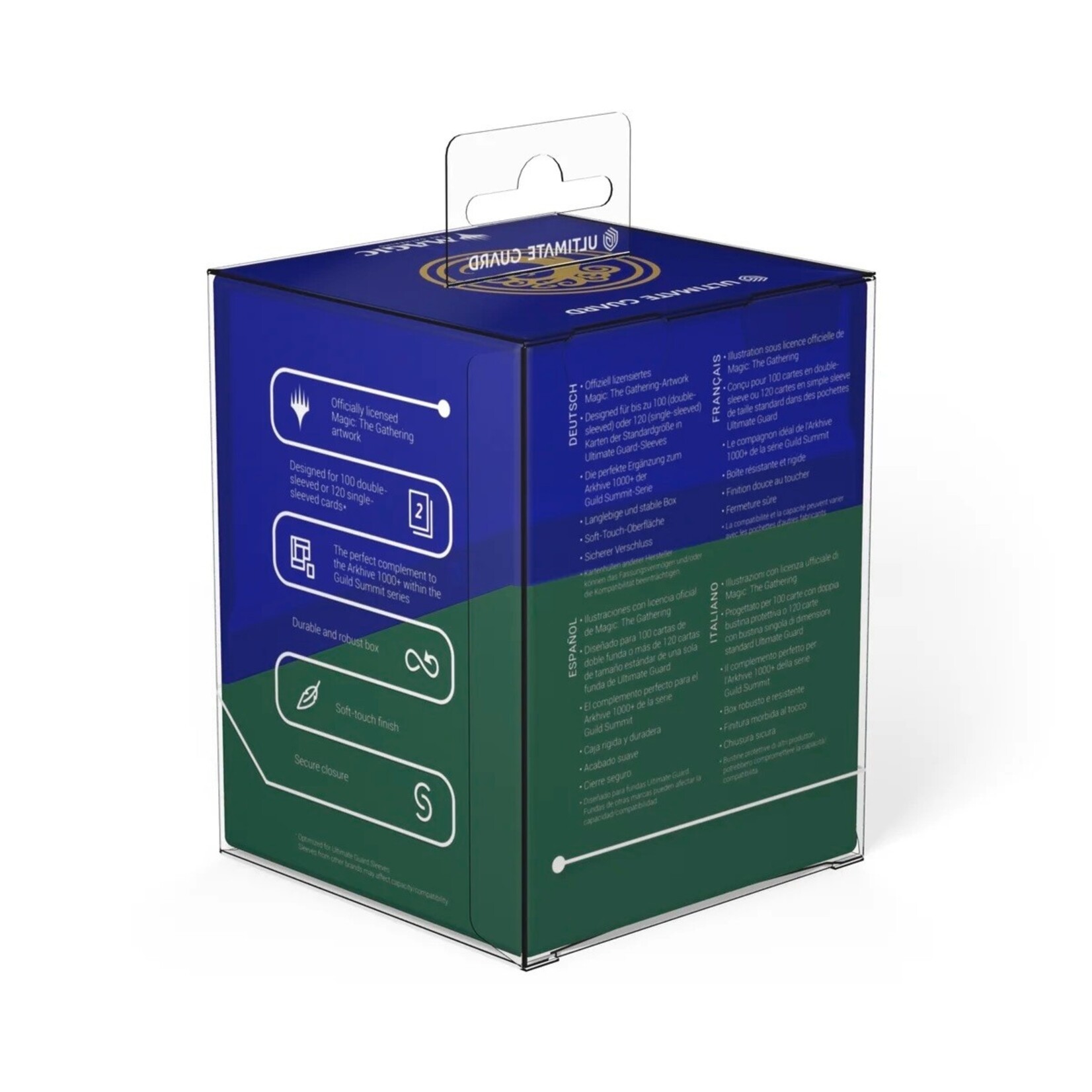 Ultimate Guard Boulder 100+ Deck Case: Guild Summit - Simic