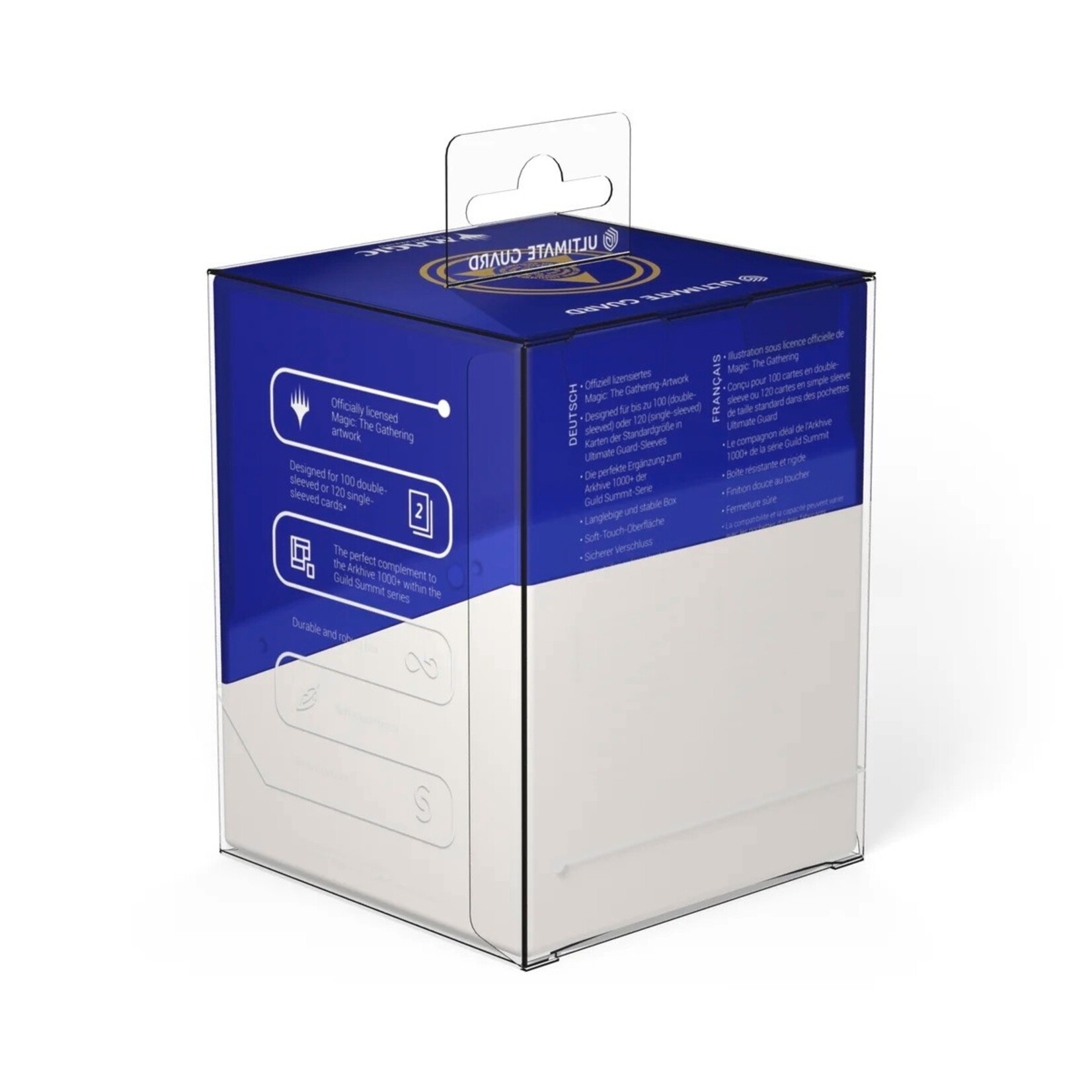 Ultimate Guard Boulder 100+ Deck Case: Guild Summit - Azorius