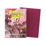 Dragon Shield Standard Size Matte Dual Sleeves - Pomegranate & Gold (100ct)