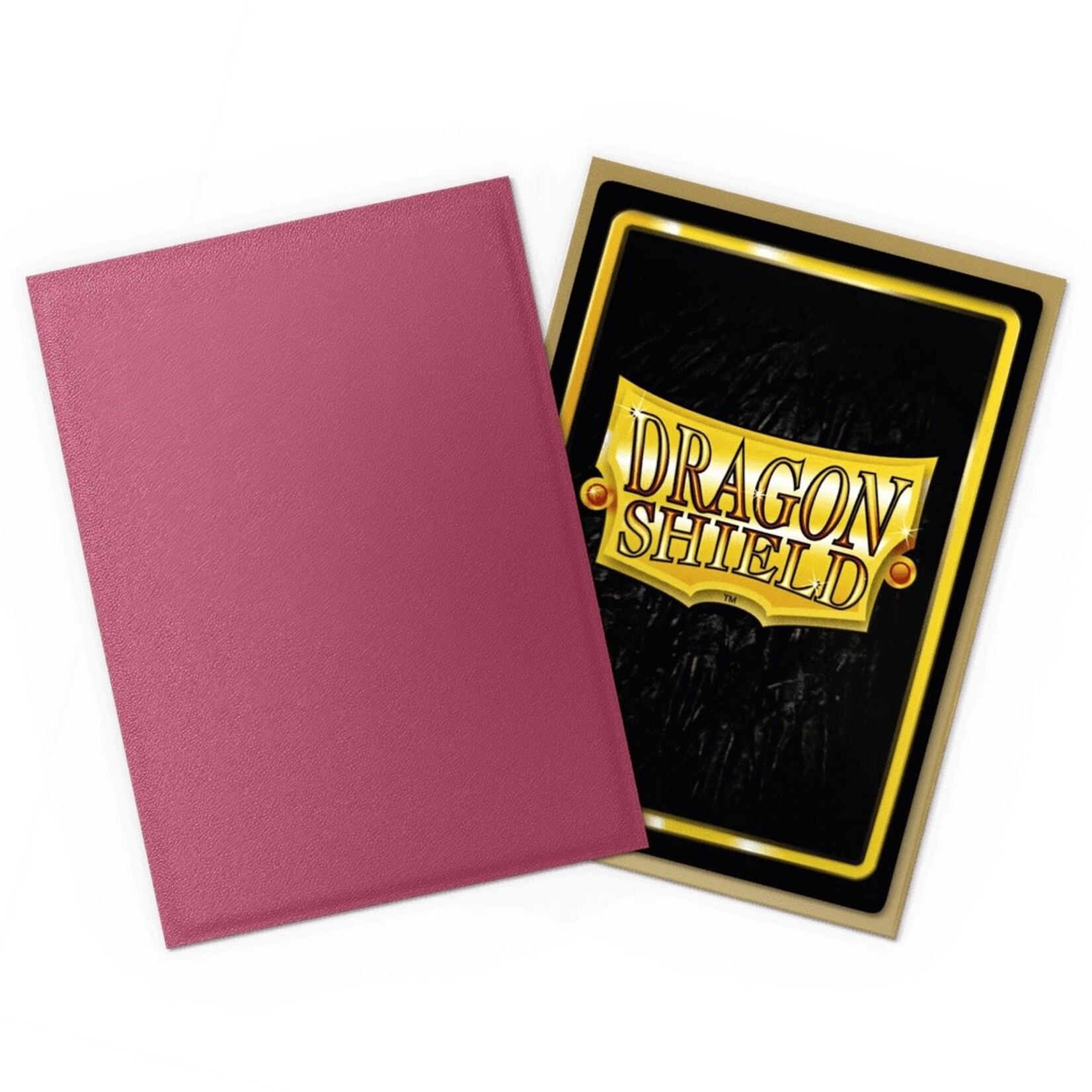 Dragon Shield Standard Size Matte Dual Sleeves - Pomegranate & Gold (100ct)