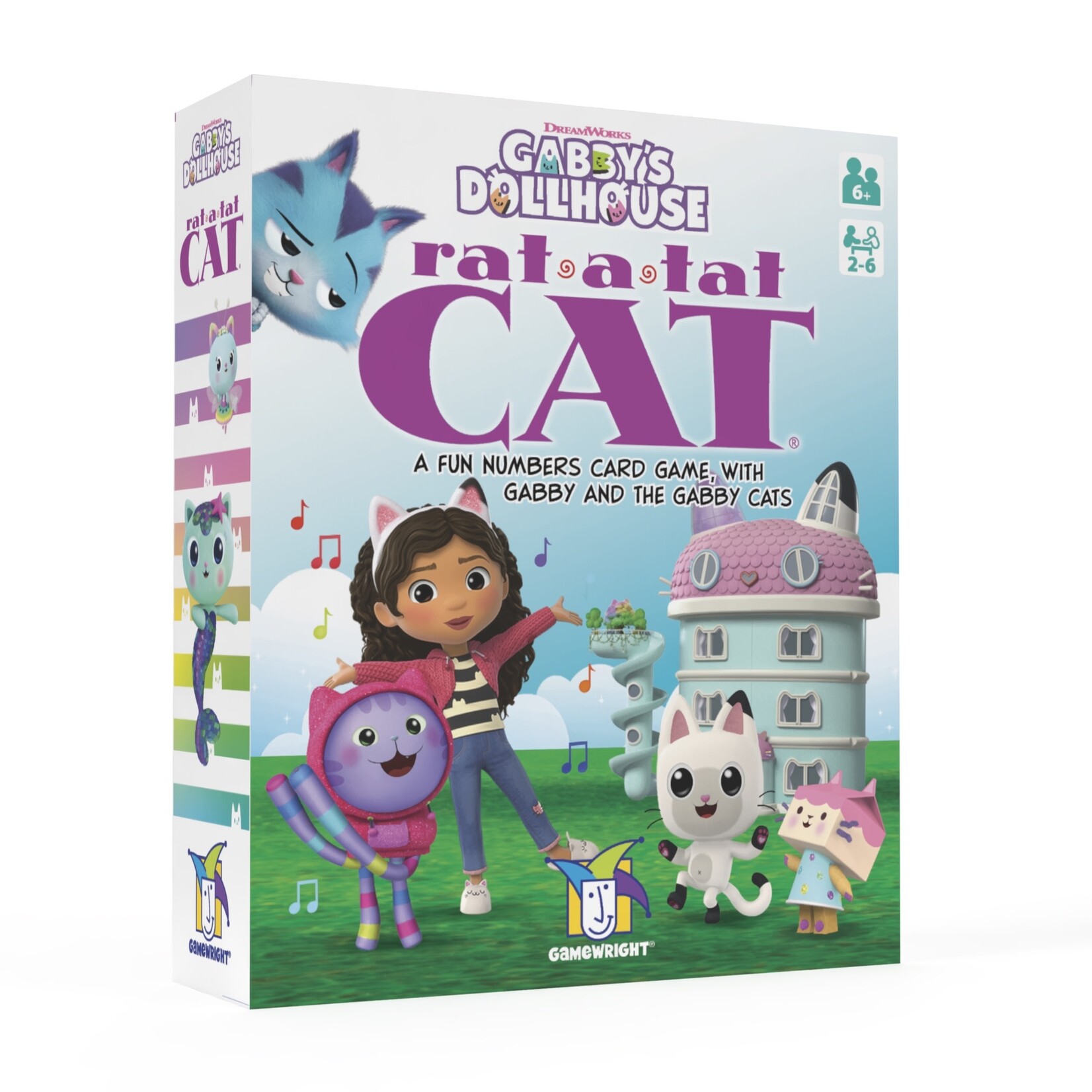 Gamewright Rat-a-Tat Cat: Gabby's Dollhouse