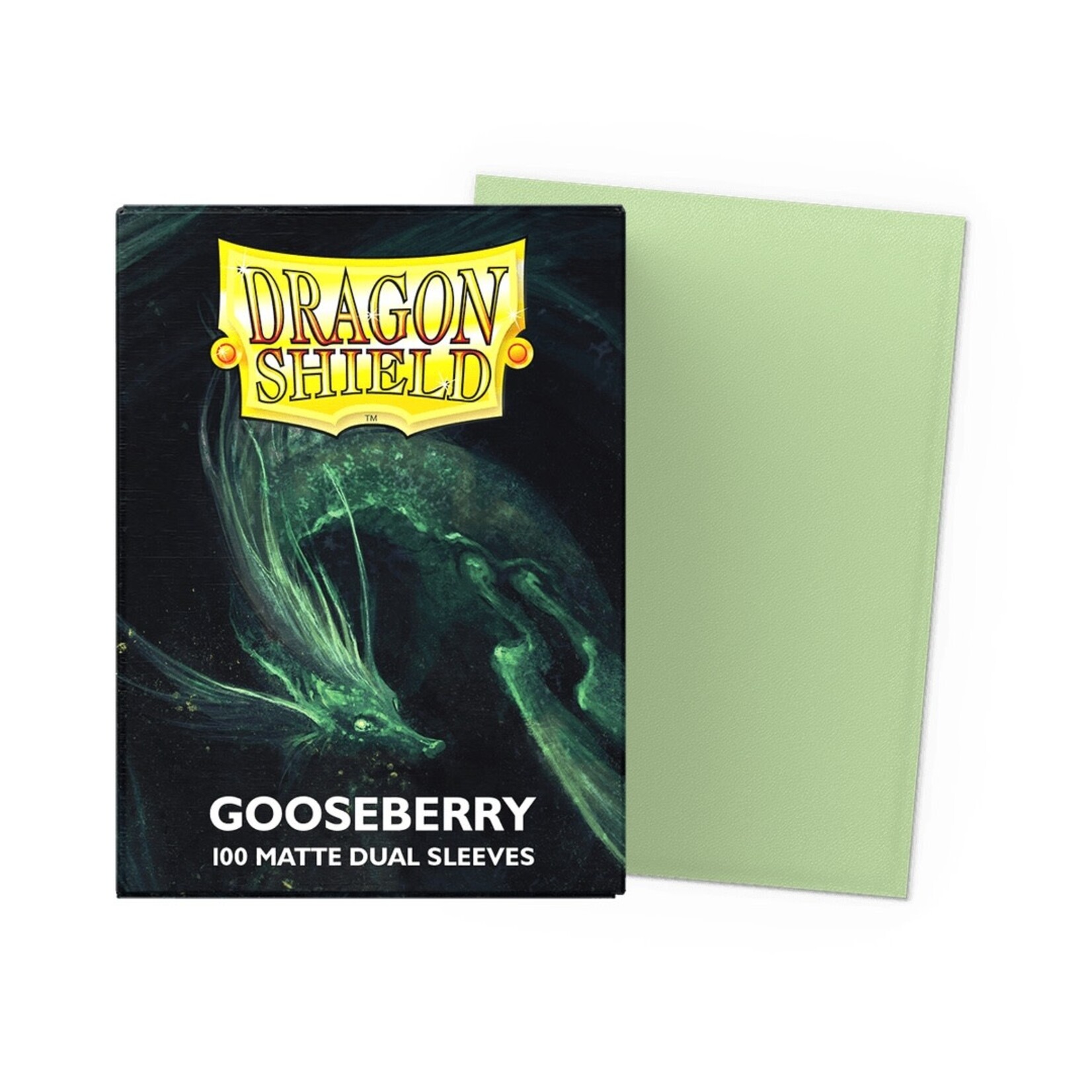 Dragon Shield Standard Size Matte Dual Sleeves - Gooseberry (100ct)