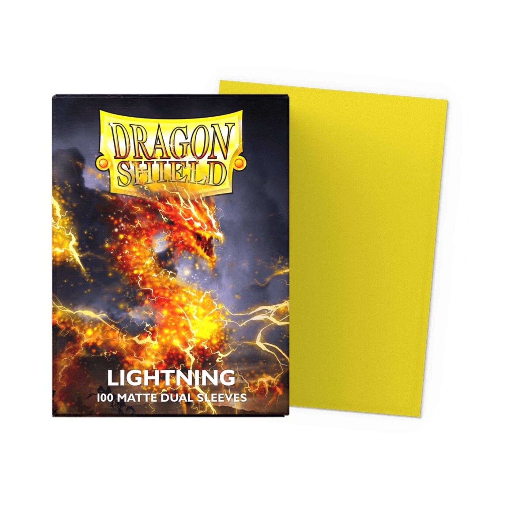 Dragon Shield Standard Size Matte Dual Sleeves - Lightning (100ct)