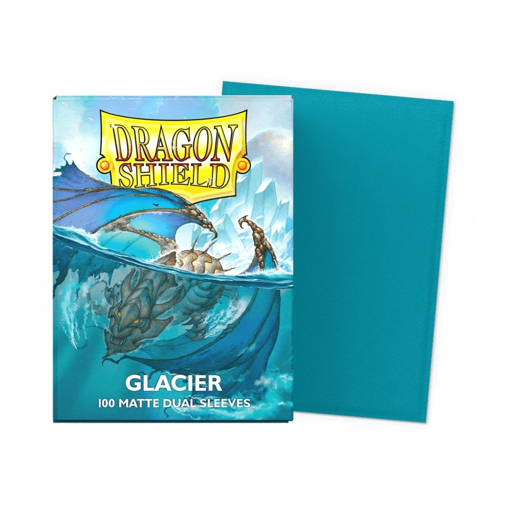 Dragon Shield Standard Size Matte Dual Sleeves - Glacier (100ct)