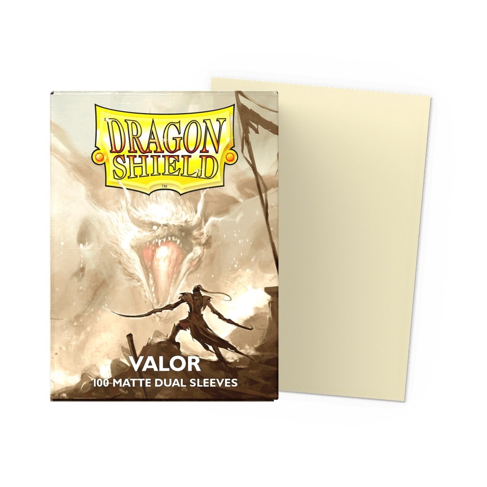 Dragon Shield Standard Size Matte Dual Sleeves - Valor (100ct)