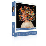 New York Puzzle Co Bill Mayer Studio - Butterfly Girl 500 Piece Jigsaw Puzzle