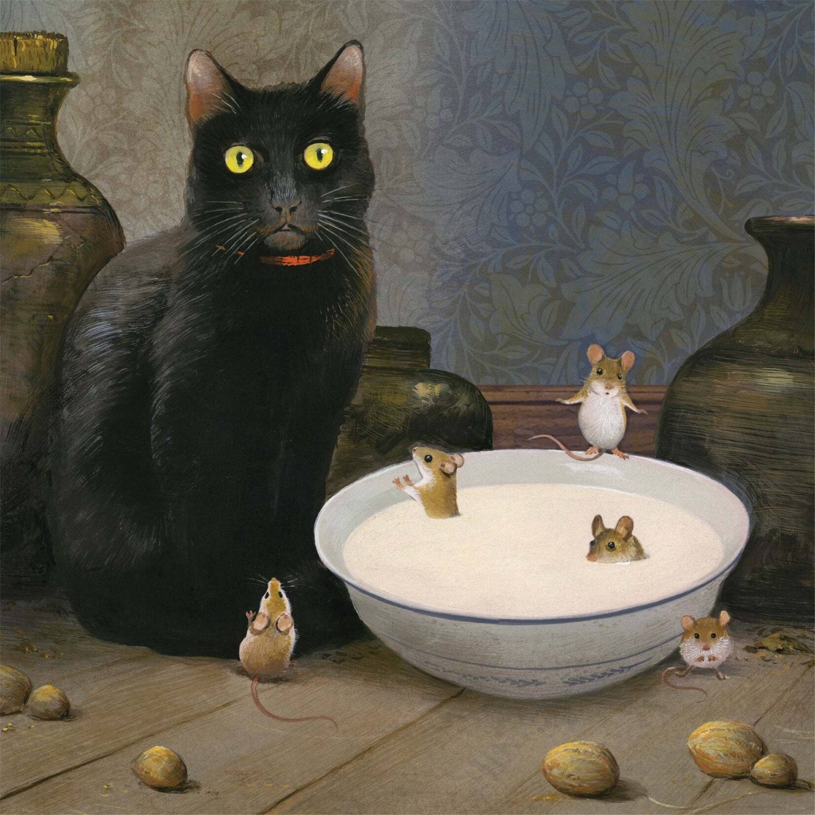 New York Puzzle Co Bill Mayer Studio - Mice Will Play 500 Piece Jigsaw Puzzle