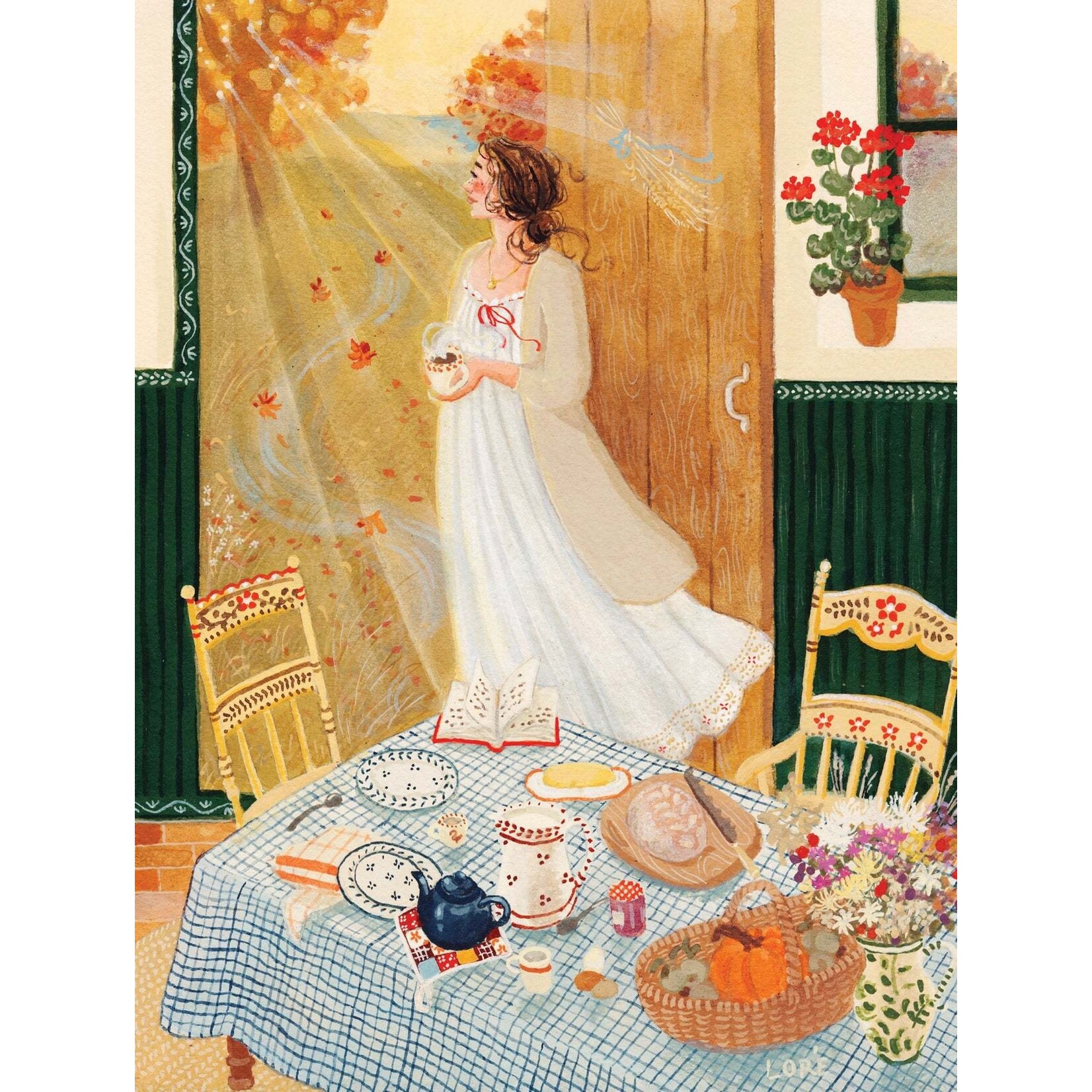 New York Puzzle Co Loré Pemberton - Early Risers 1000 Piece Puzzle