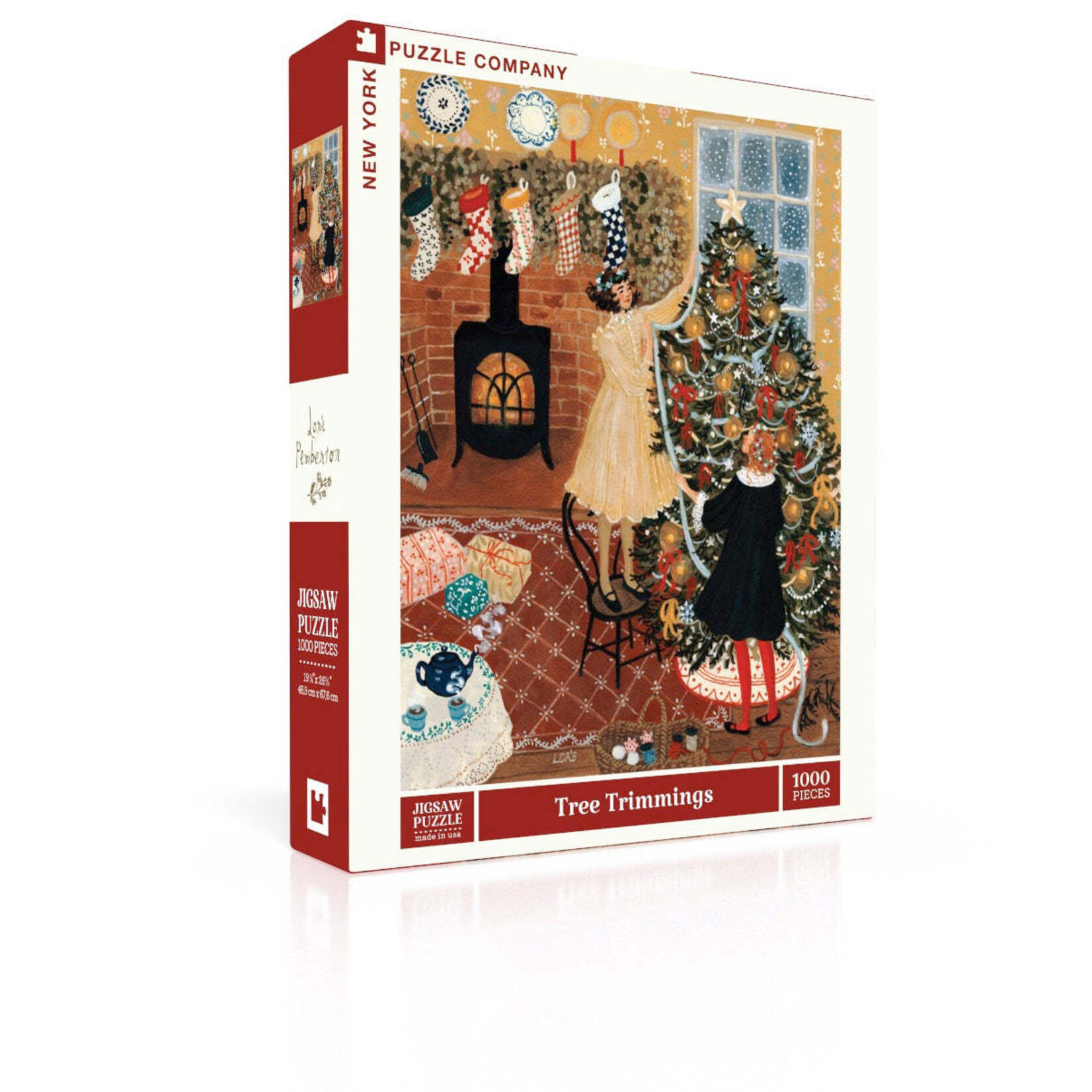 New York Puzzle Co Loré Pemberton - Tree Trimmings 1000 Piece Puzzle