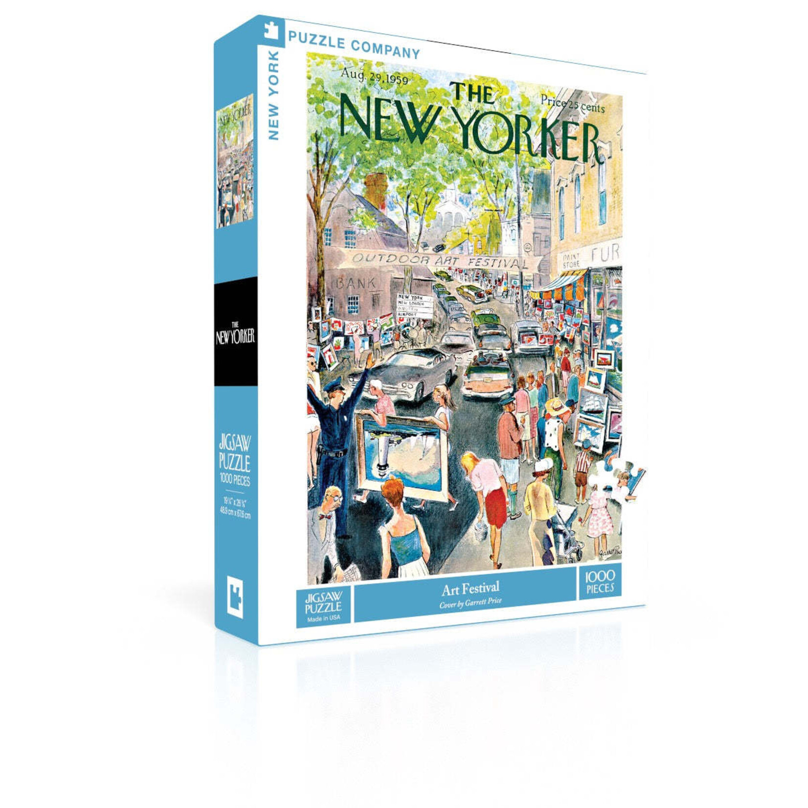 New York Puzzle Co New Yorker, The - Art Festival 1000 Piece Puzzle