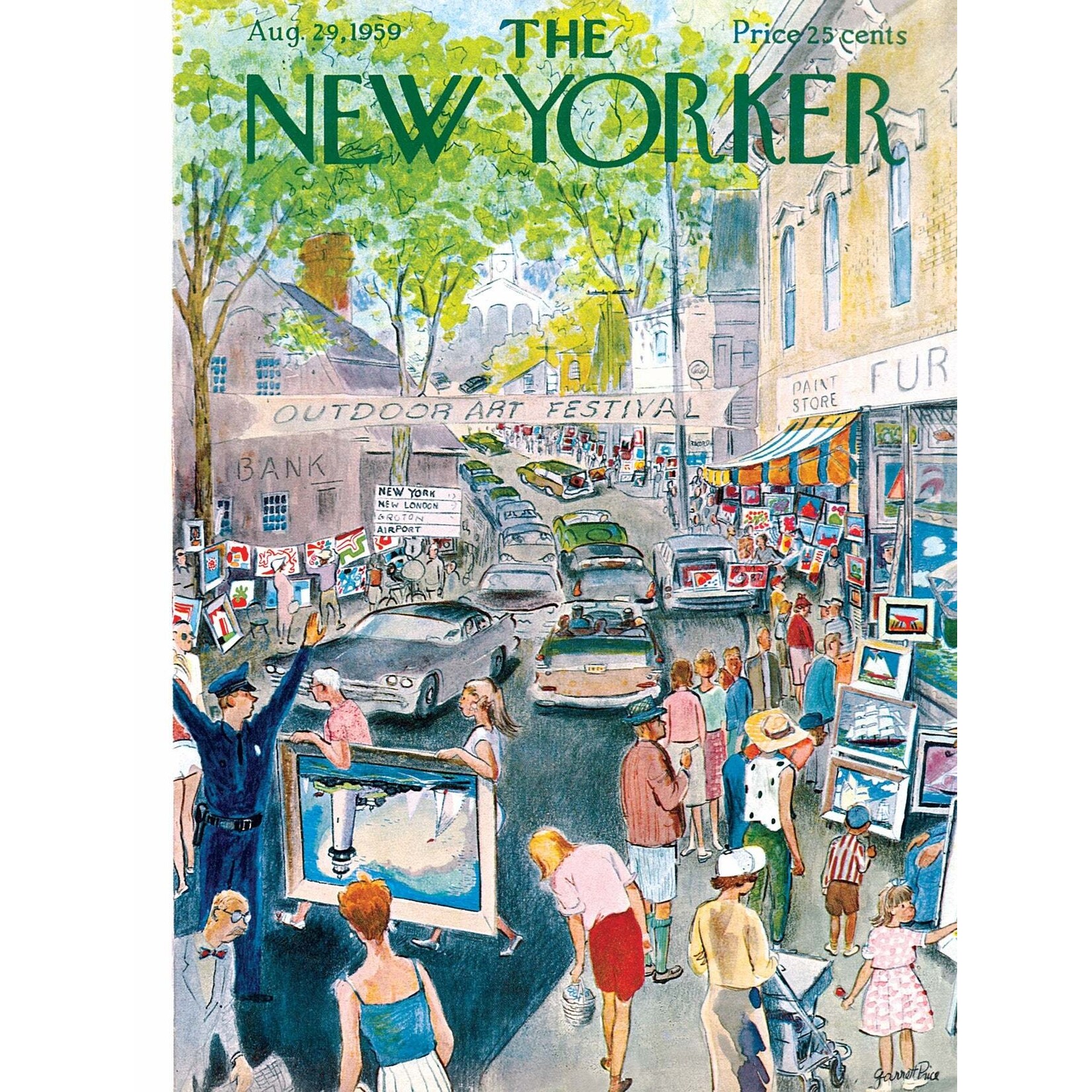 New York Puzzle Co New Yorker, The - Art Festival 1000 Piece Puzzle
