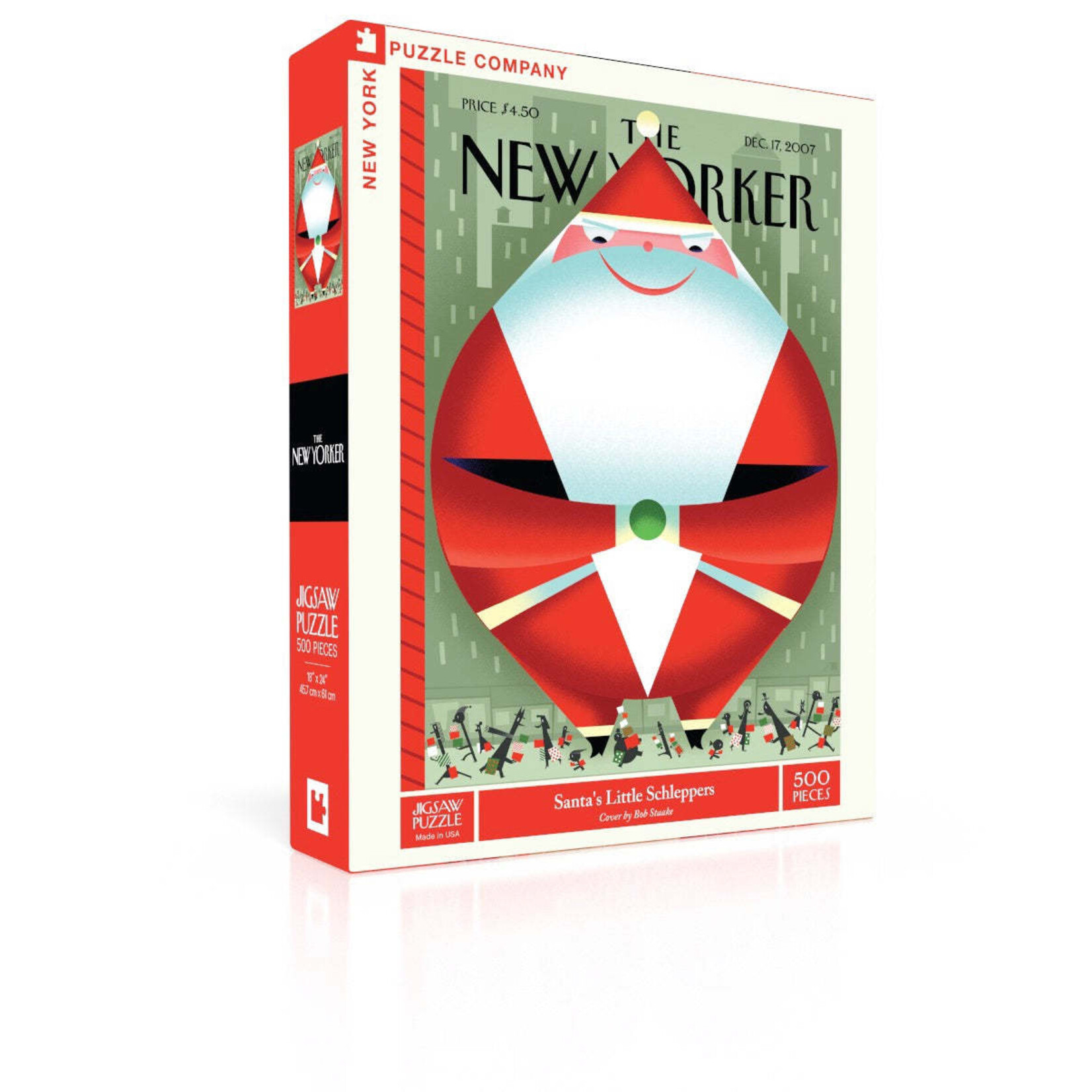 New York Puzzle Co New Yorker, The - Santa's Little Schleppers 1000 Piece Puzzle