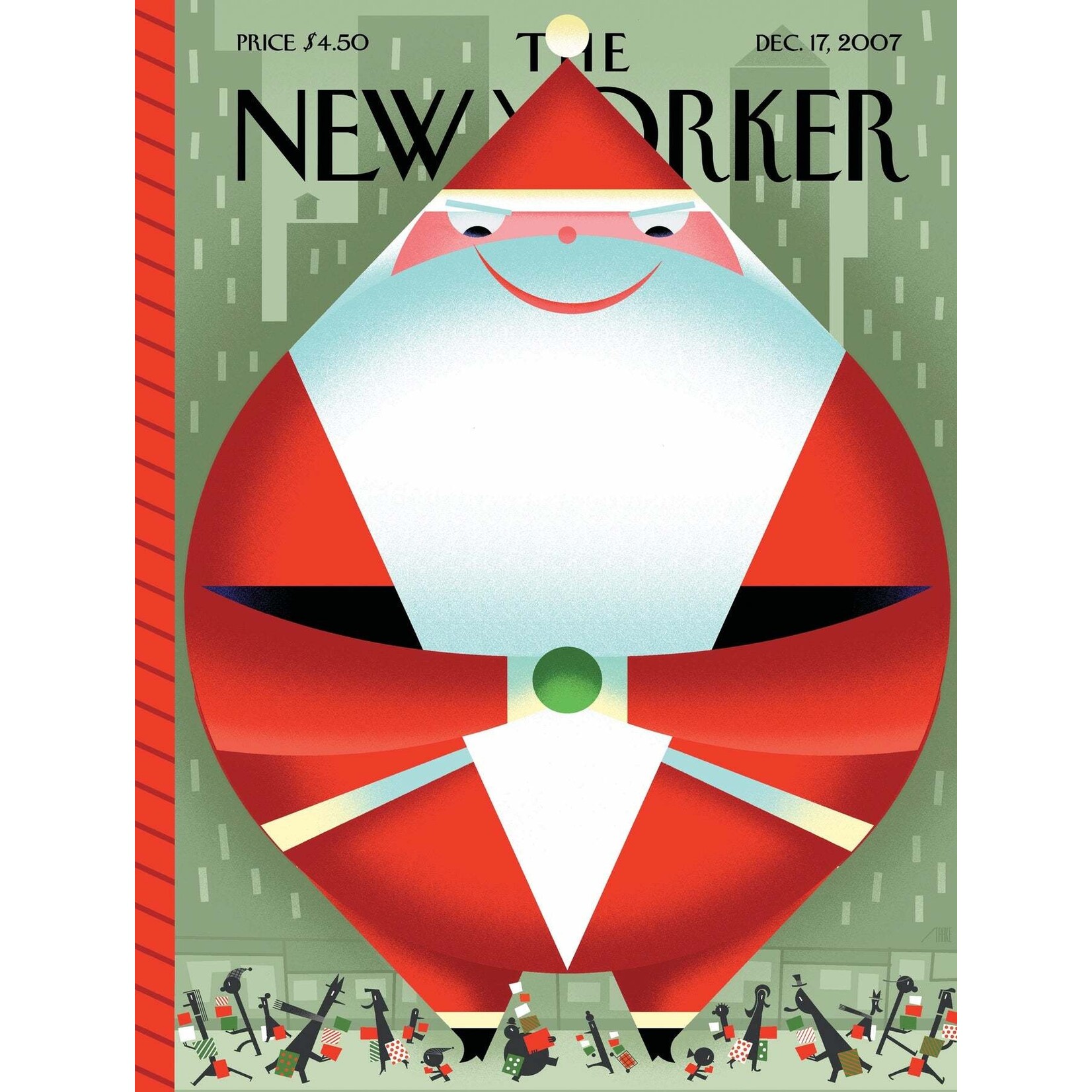 New York Puzzle Co New Yorker, The - Santa's Little Schleppers 1000 Piece Puzzle