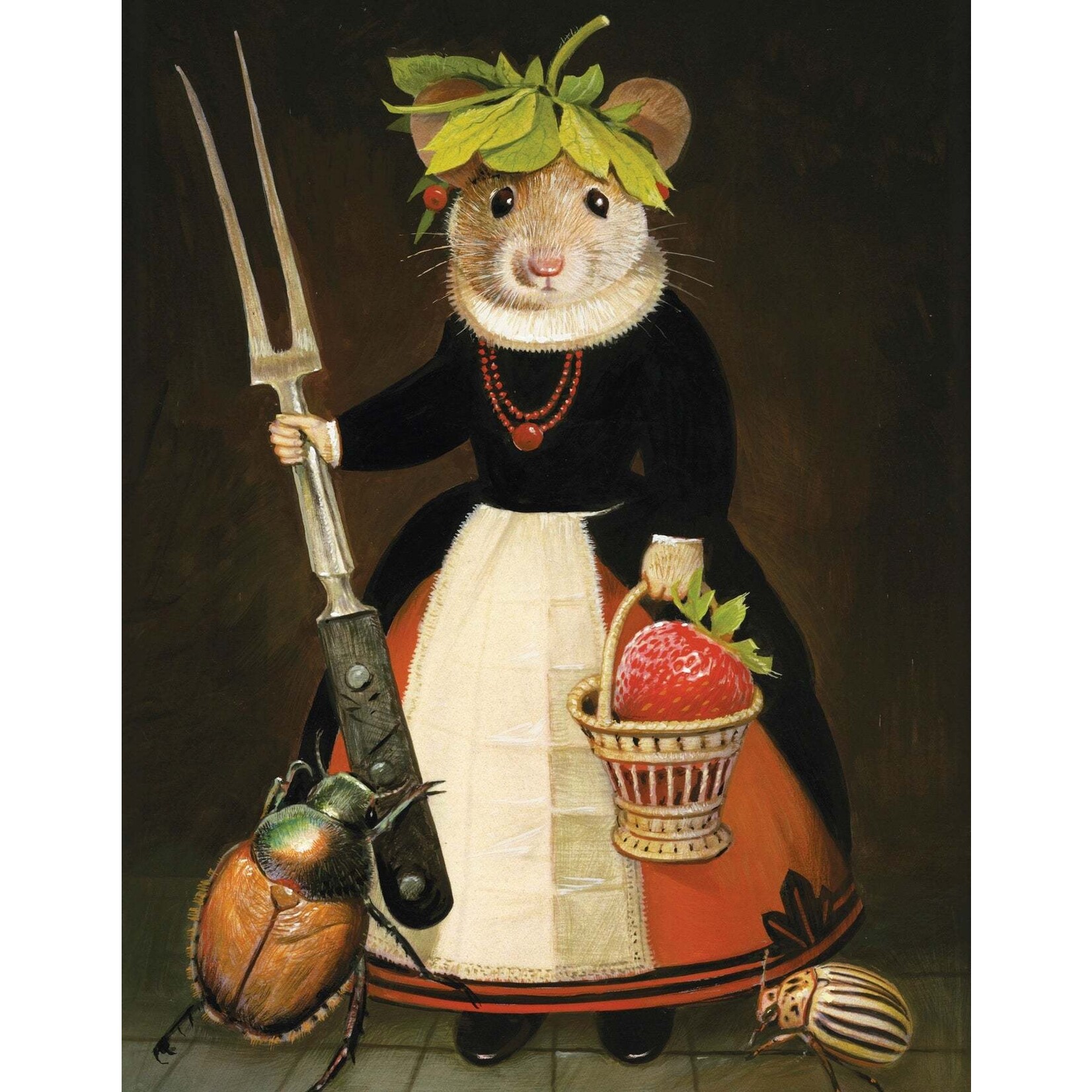 New York Puzzle Co Berry Mary 100 Piece Mini Puzzle