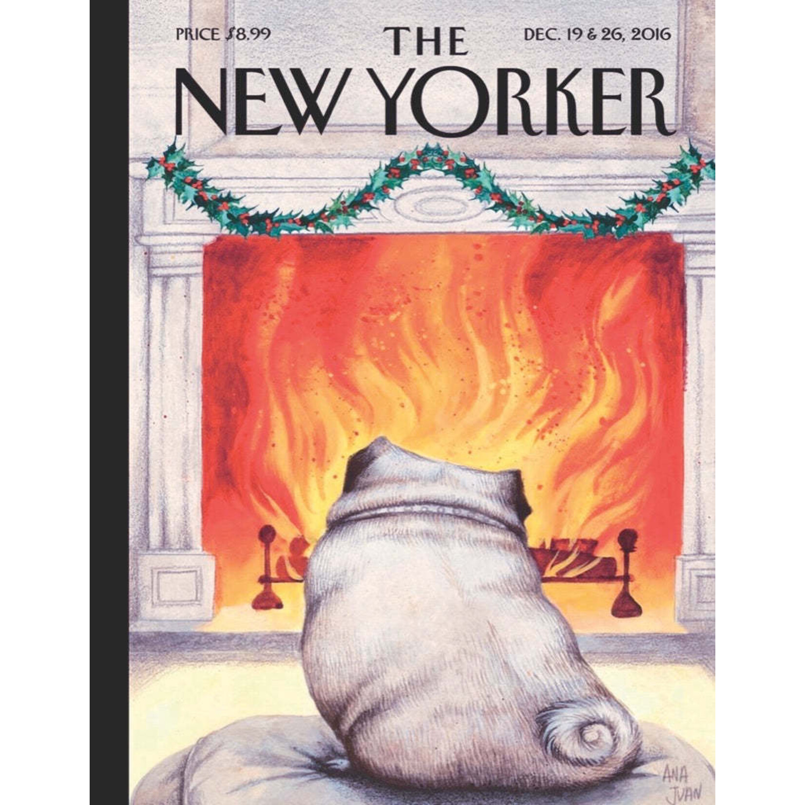 New York Puzzle Co Yule Dog 100 Piece Mini Puzzle