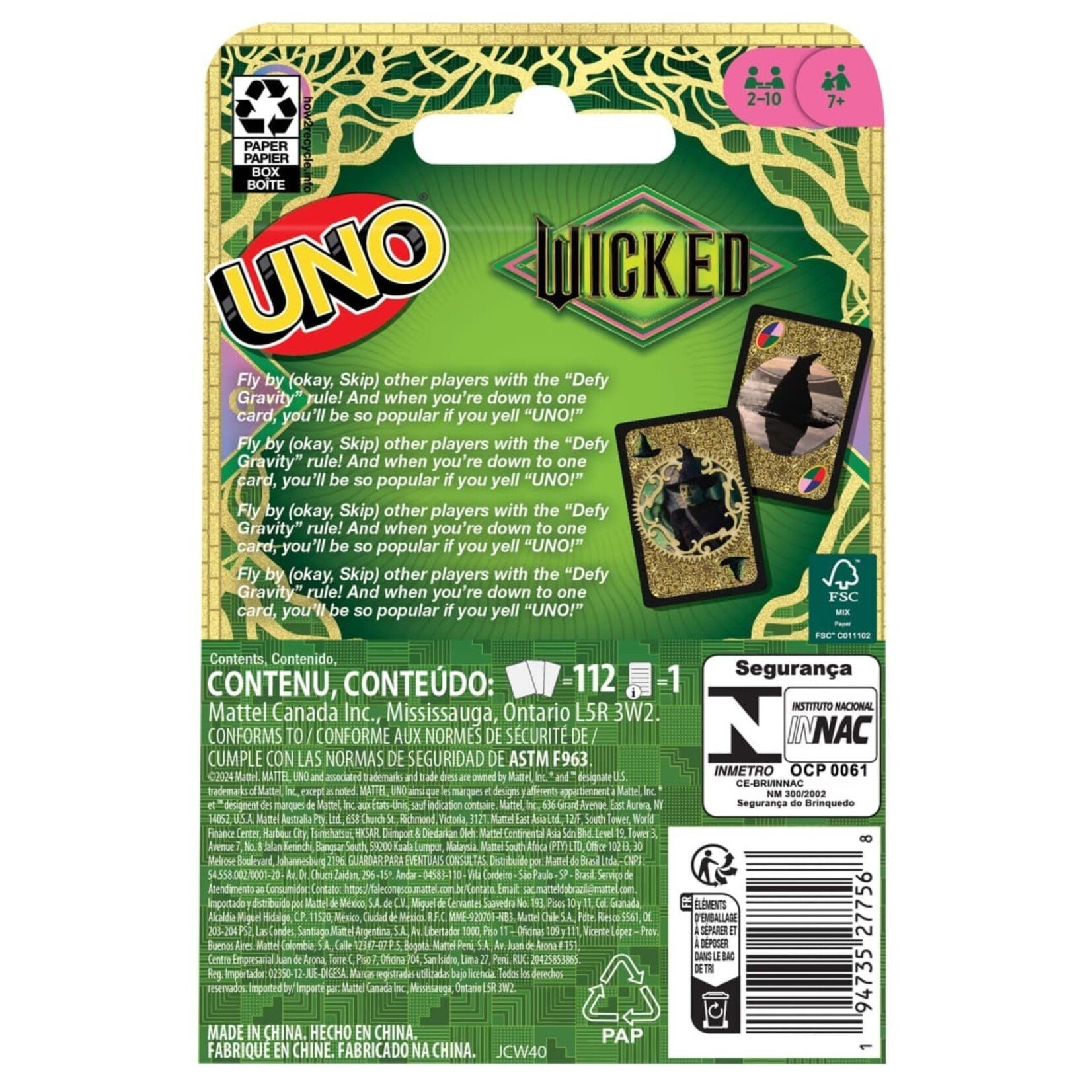 Mattel UNO: Wicked