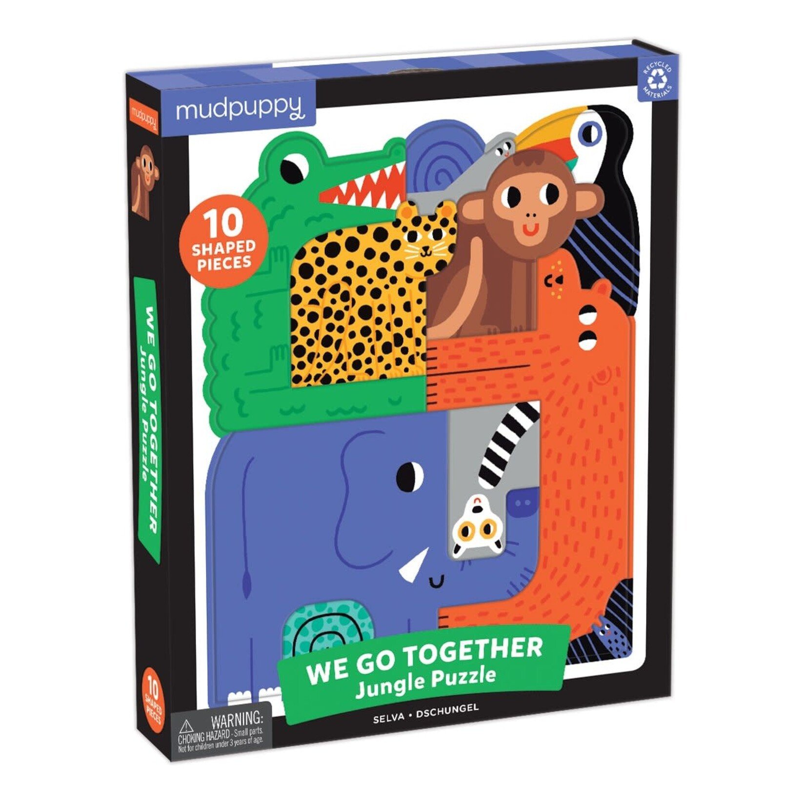 Mudpuppy We Go Together Puzzle Jungle Puzzle