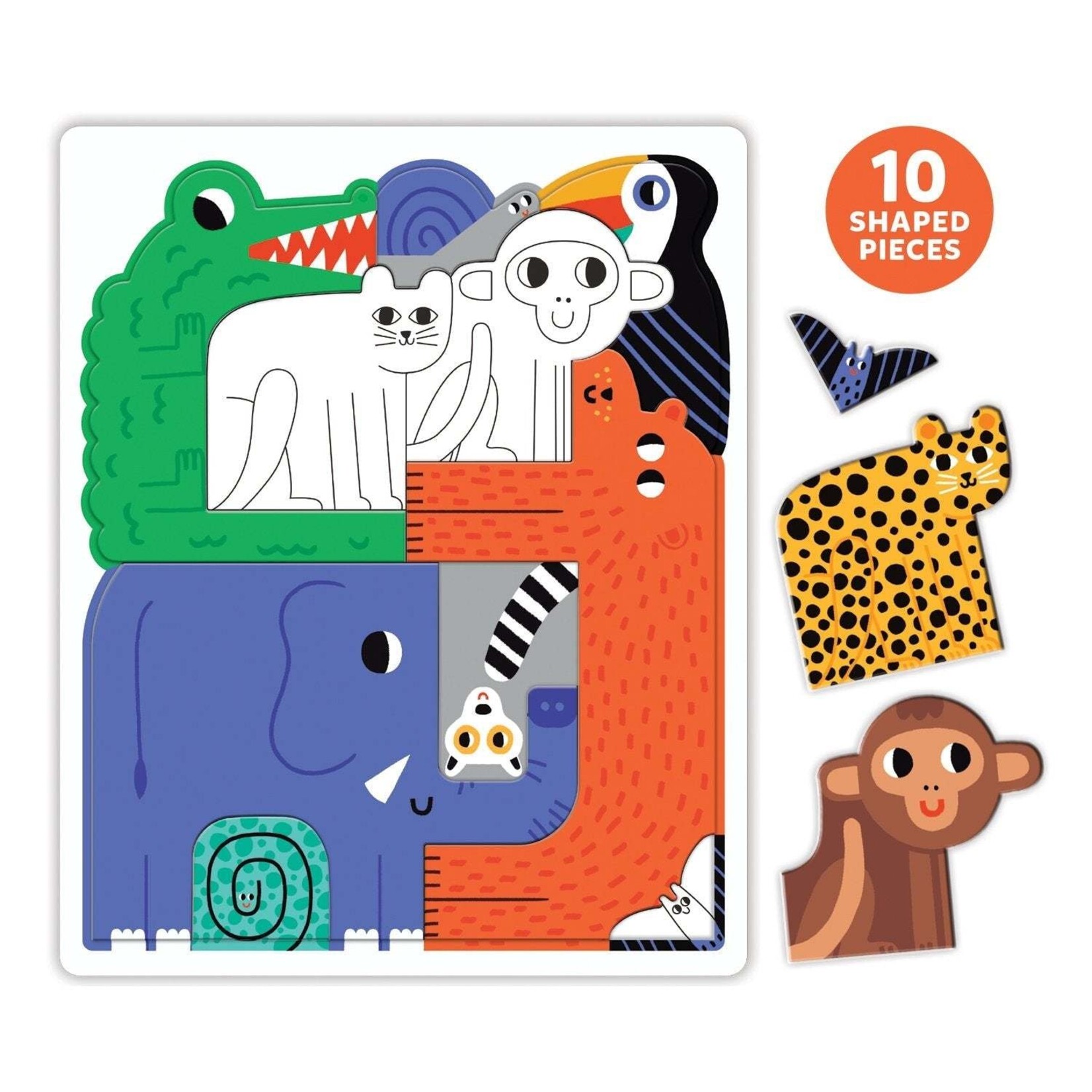 Mudpuppy We Go Together Puzzle Jungle Puzzle