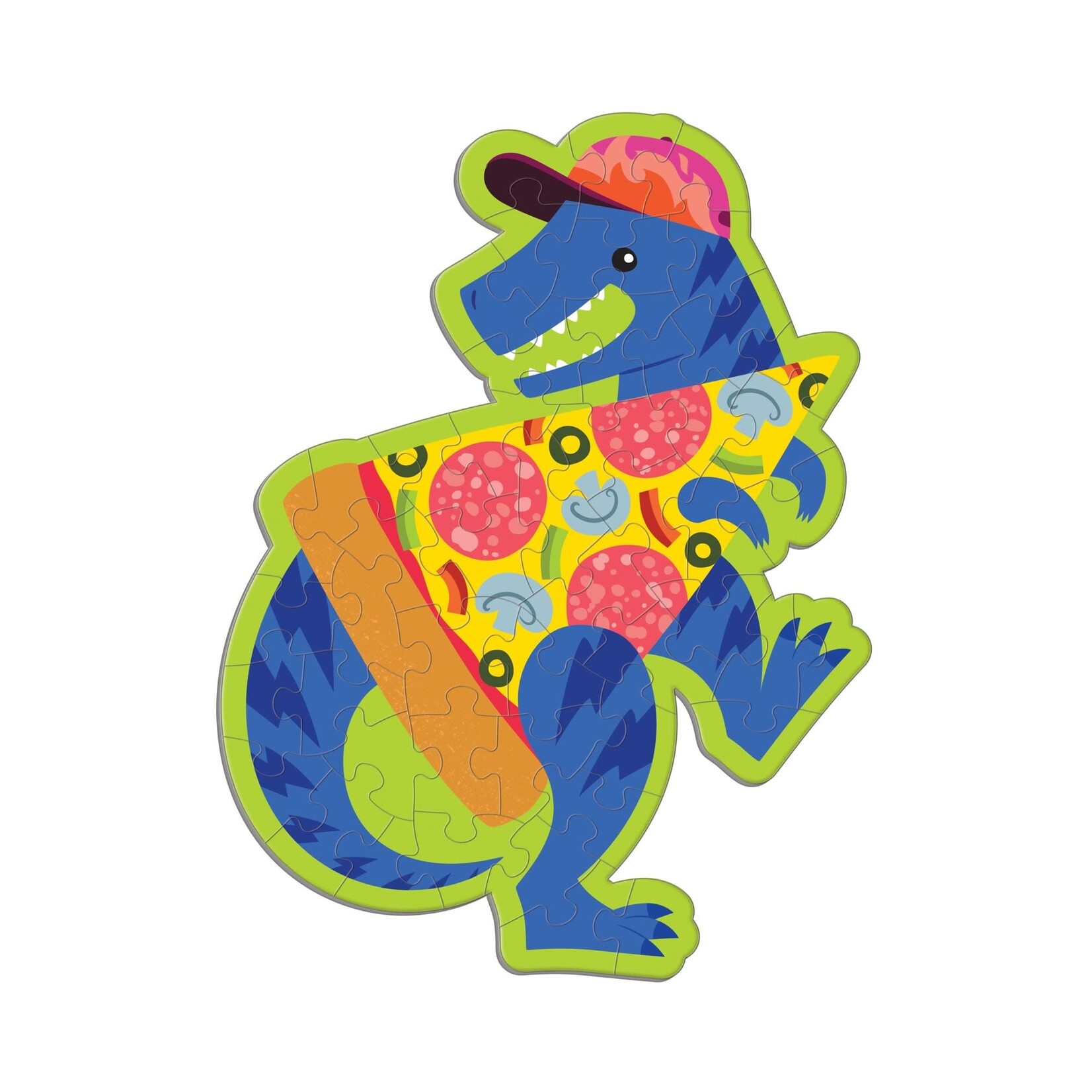 Mudpuppy Scratch and Sniff - Pizzasaurus 48 Piece Mini Puzzle